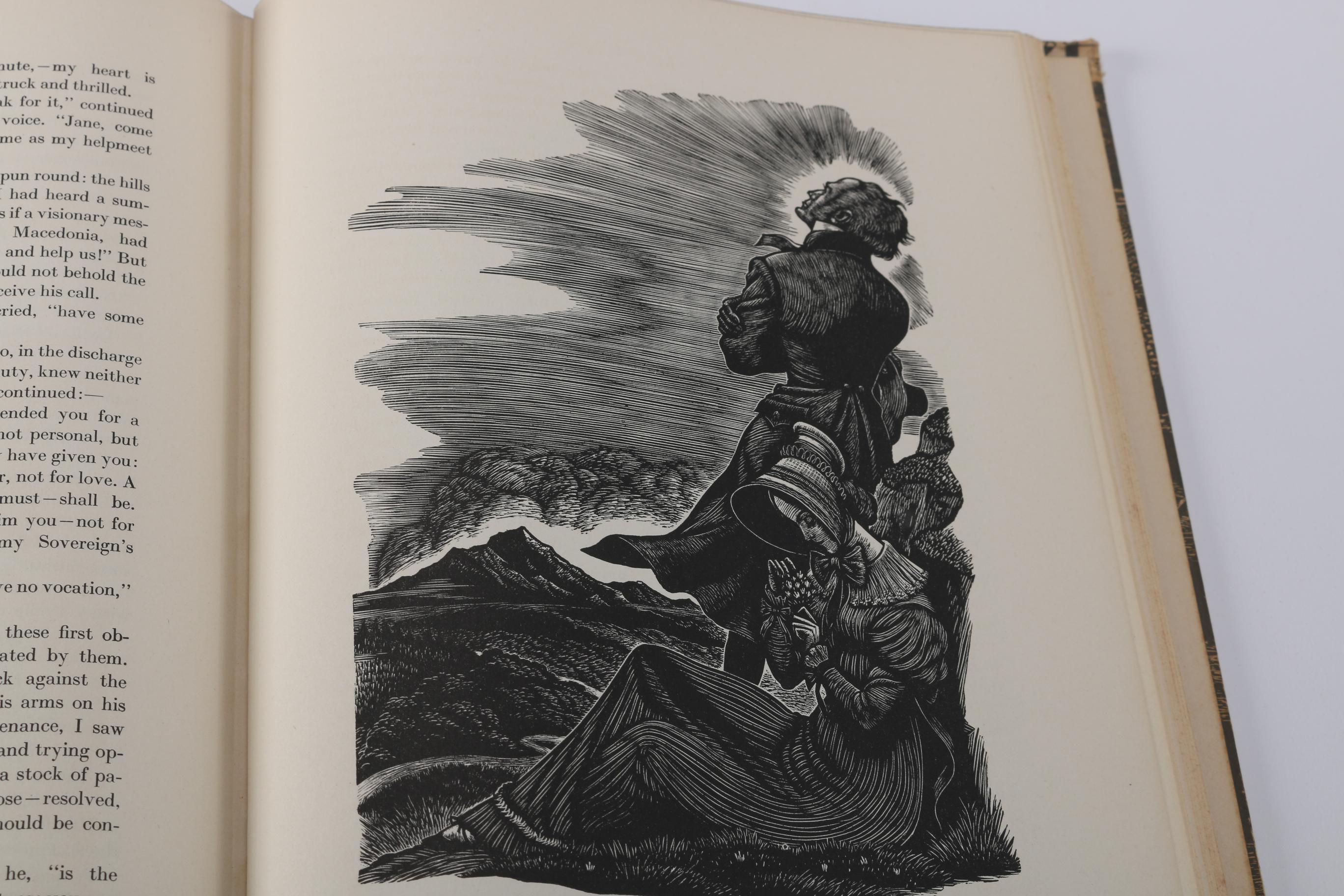 1943 "Jane Eyre" by Charlotte Brontë with Engravings by Fritz Eichenberg