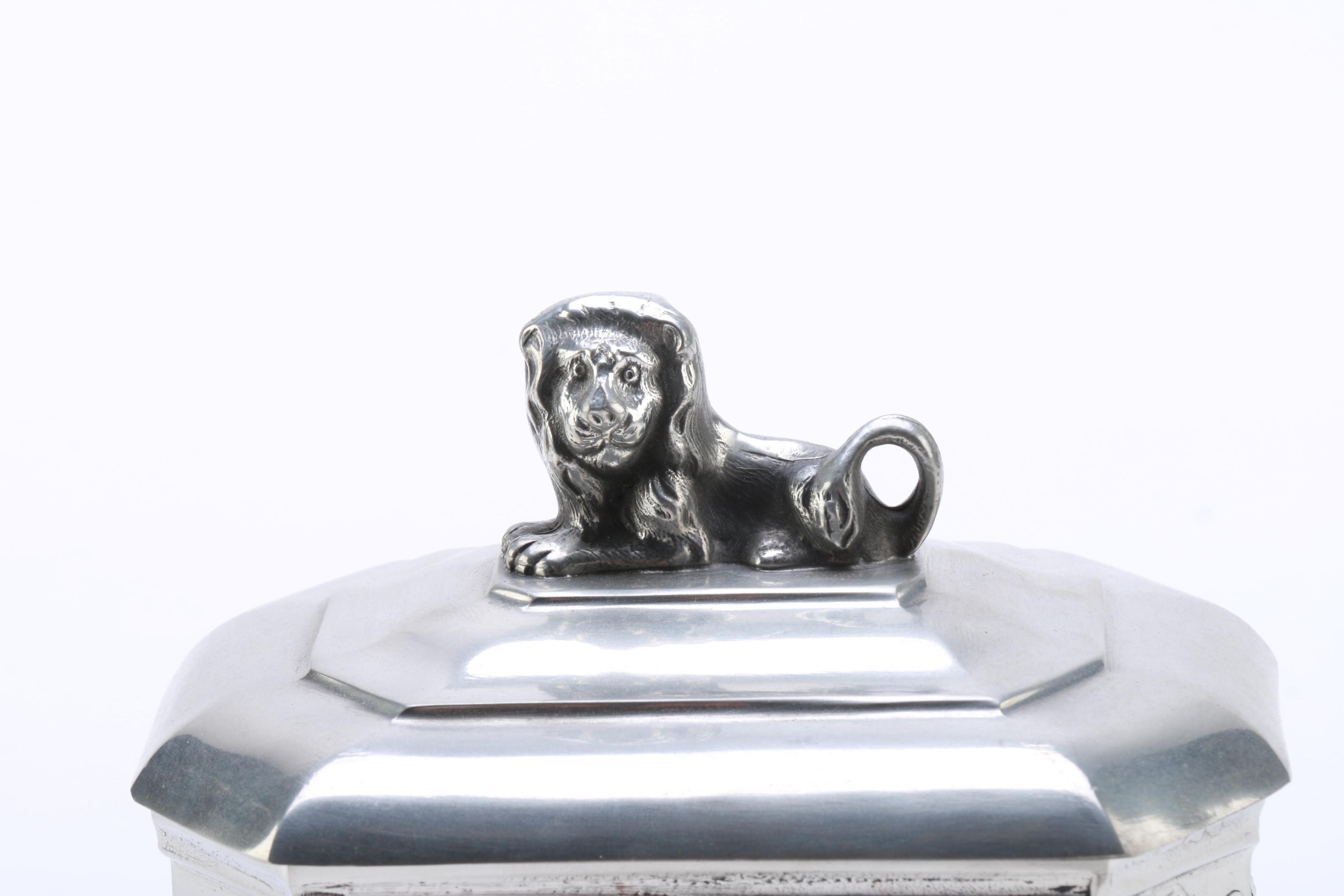 A.E. Williams Pewter Trinket Box