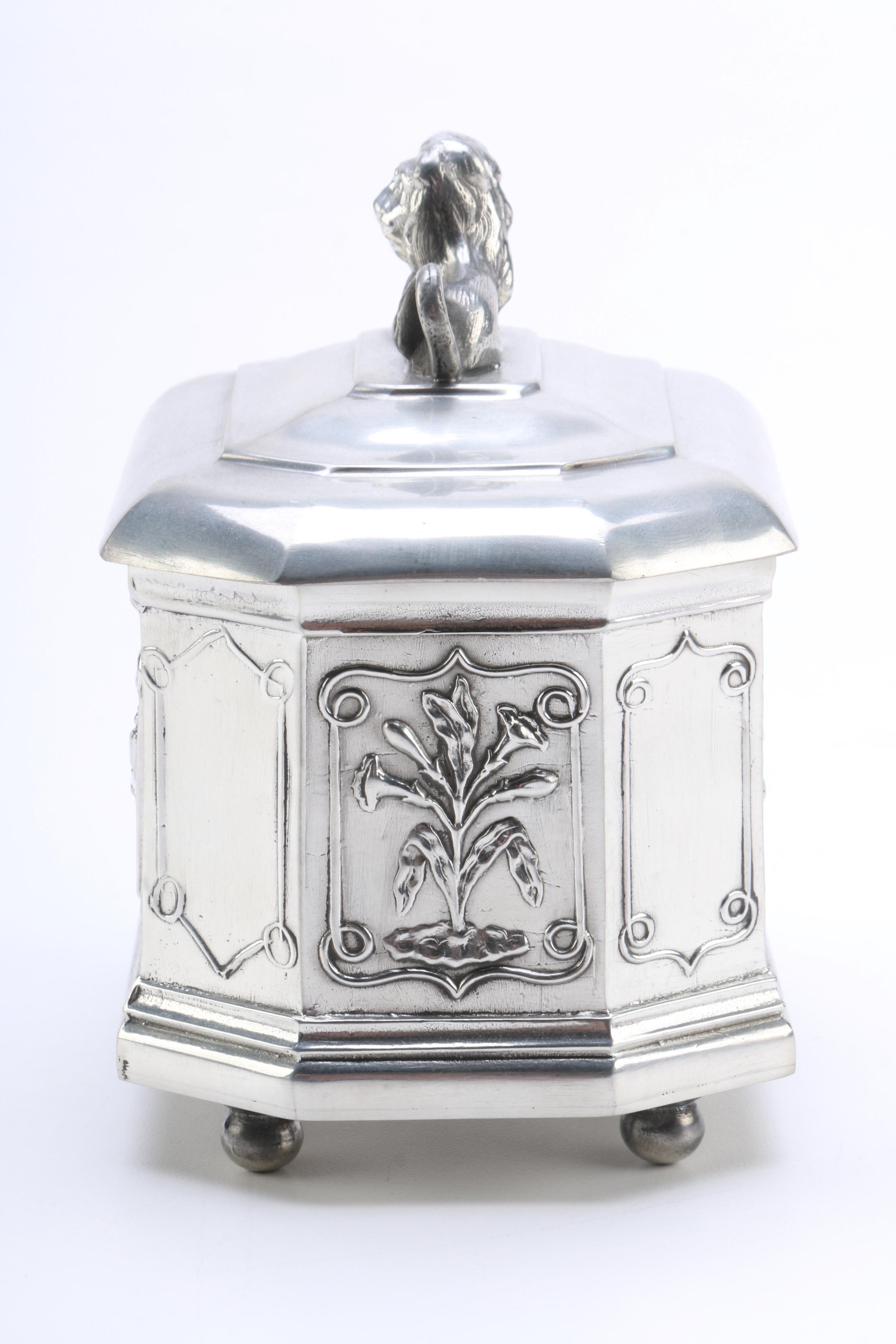 A.E. Williams Pewter Trinket Box