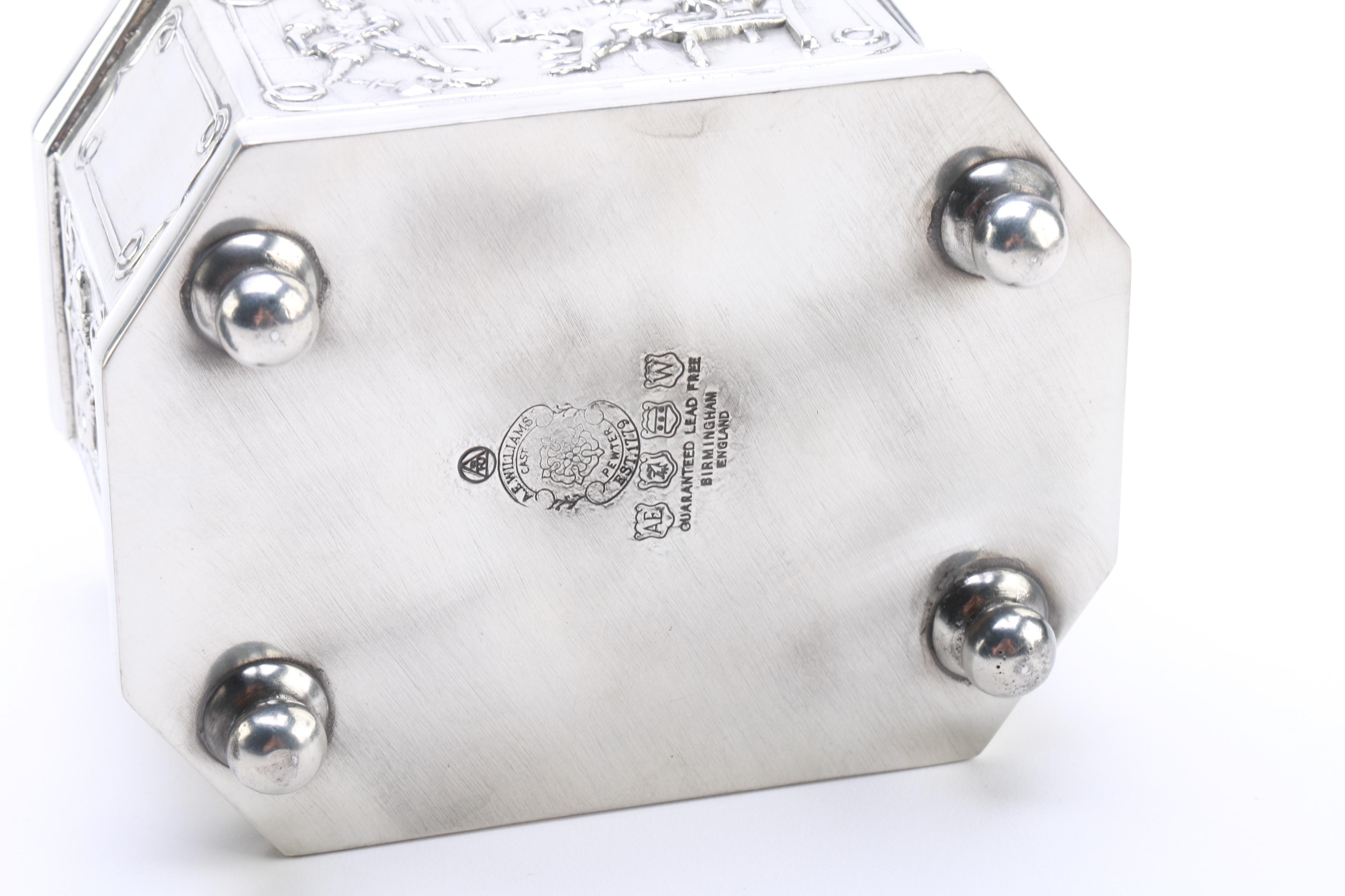 A.E. Williams Pewter Trinket Box