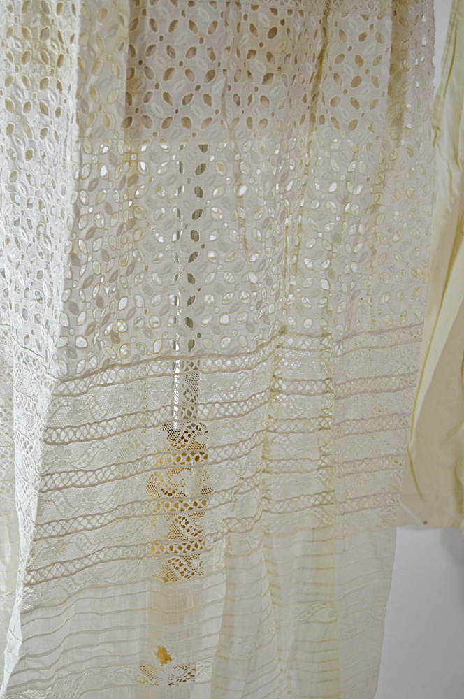 Antique and Vintage Women's Clothing with 1850s Trousseau Dress