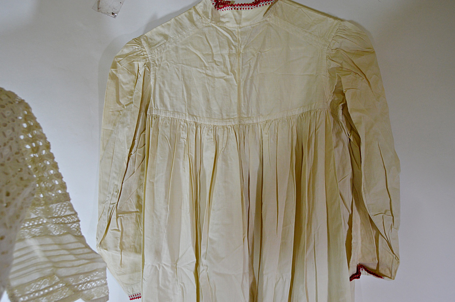 Antique and Vintage Women's Clothing with 1850s Trousseau Dress