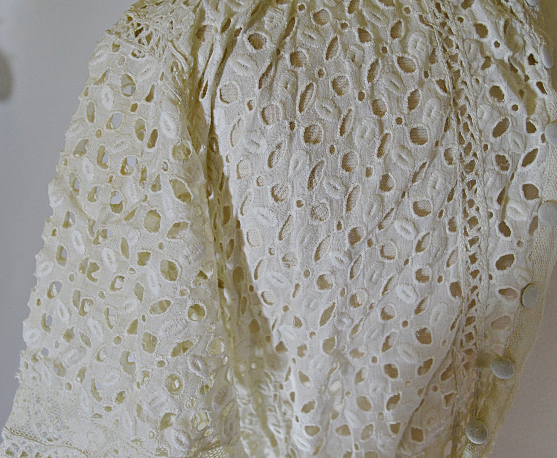 Antique and Vintage Women's Clothing with 1850s Trousseau Dress