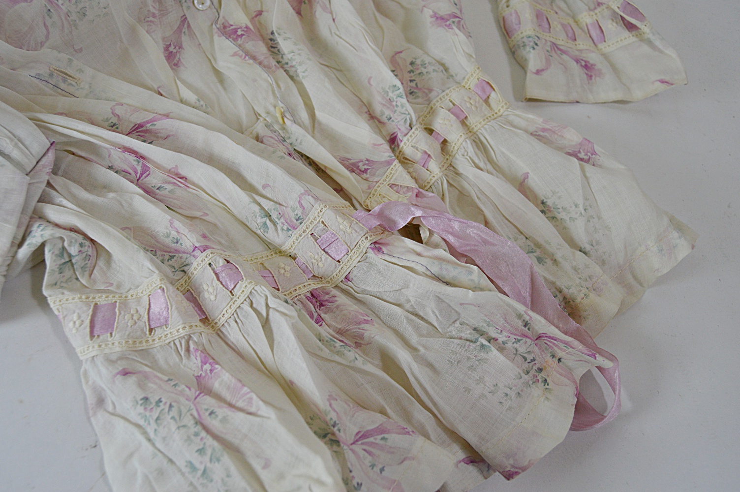 Antique and Vintage Women's Clothing with 1850s Trousseau Dress