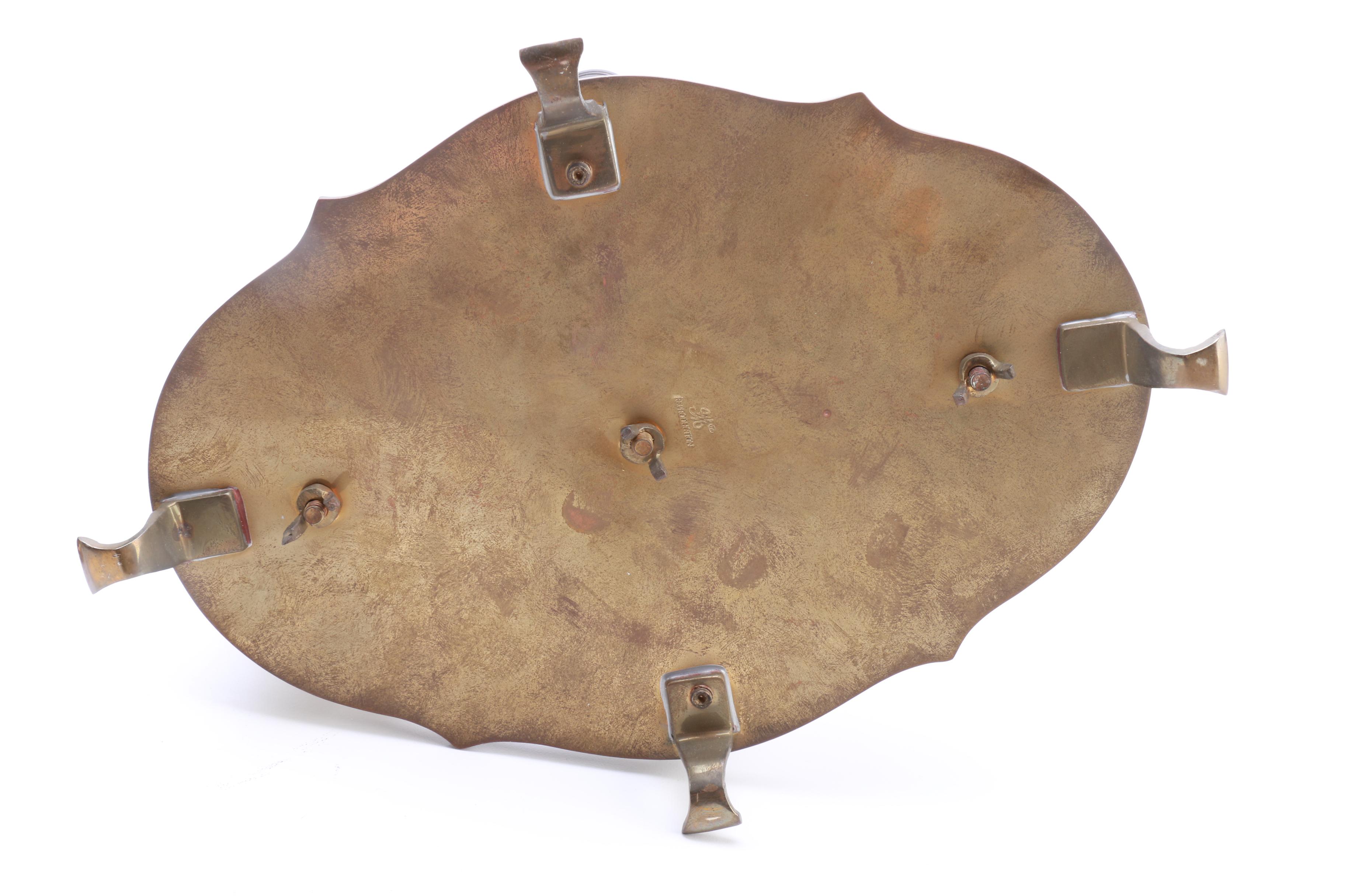 Reproduction Brass Ink Stand