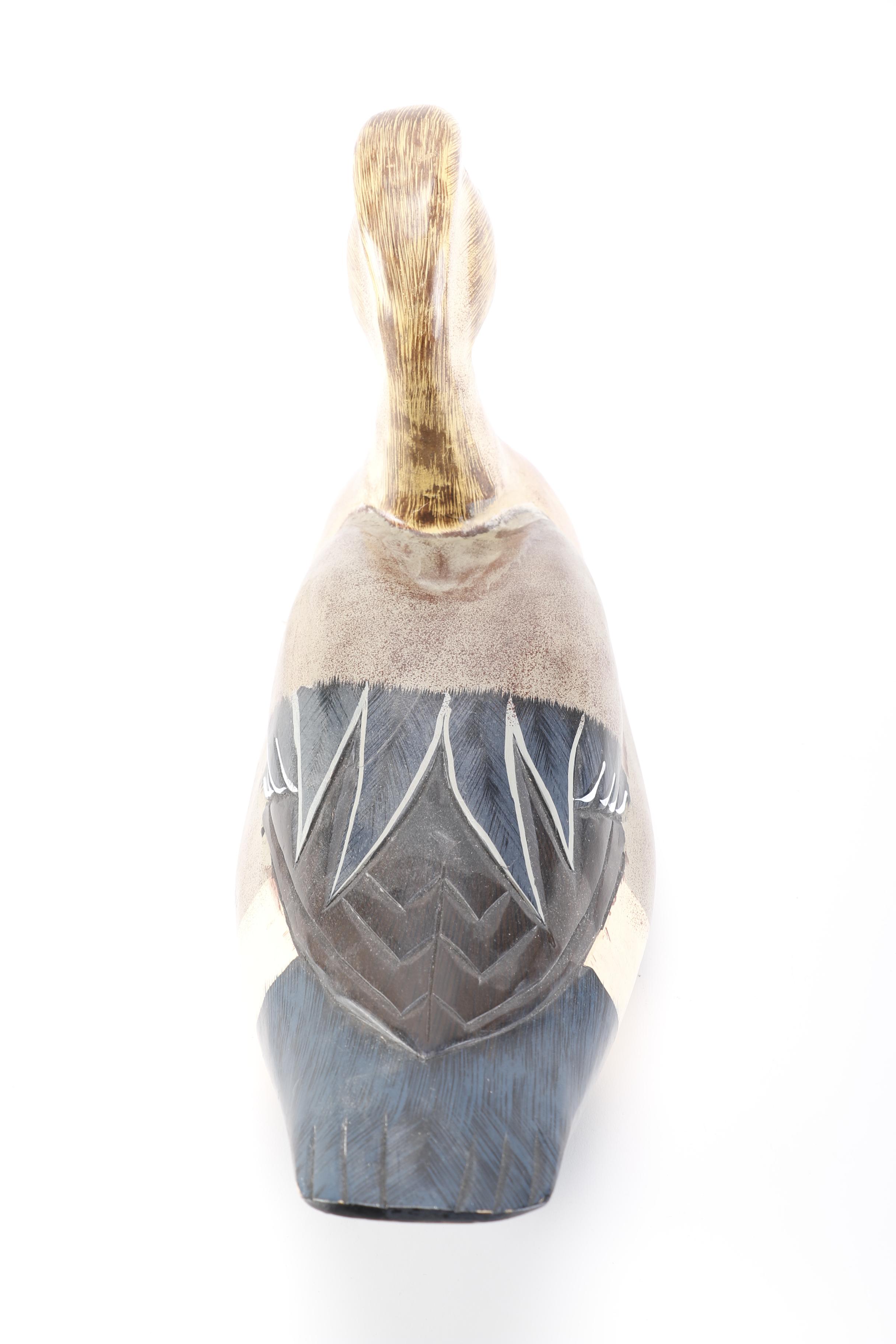 Two Rivers Decoy Company Painted Duck Decoy