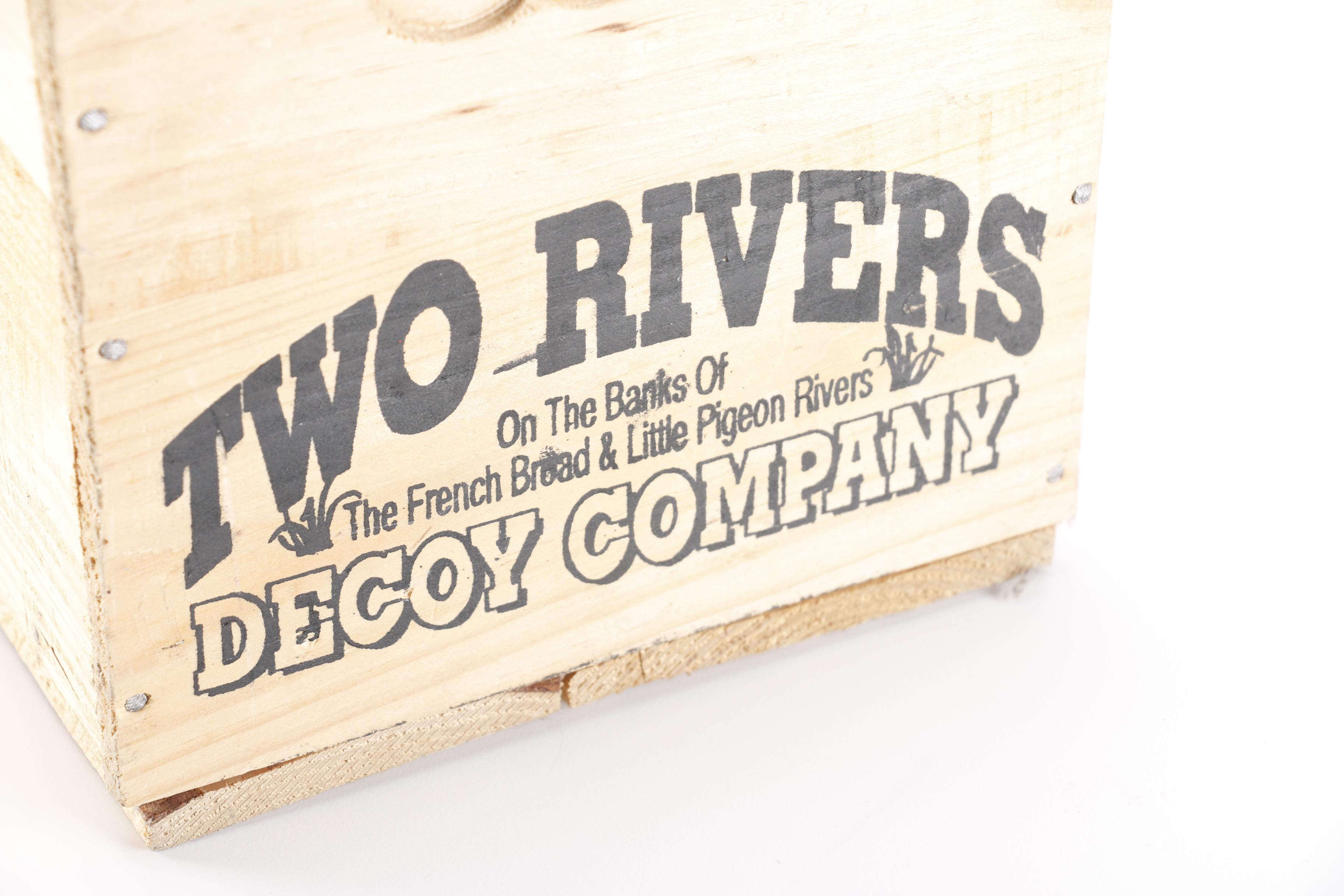 Two Rivers Decoy Company Painted Duck Decoy