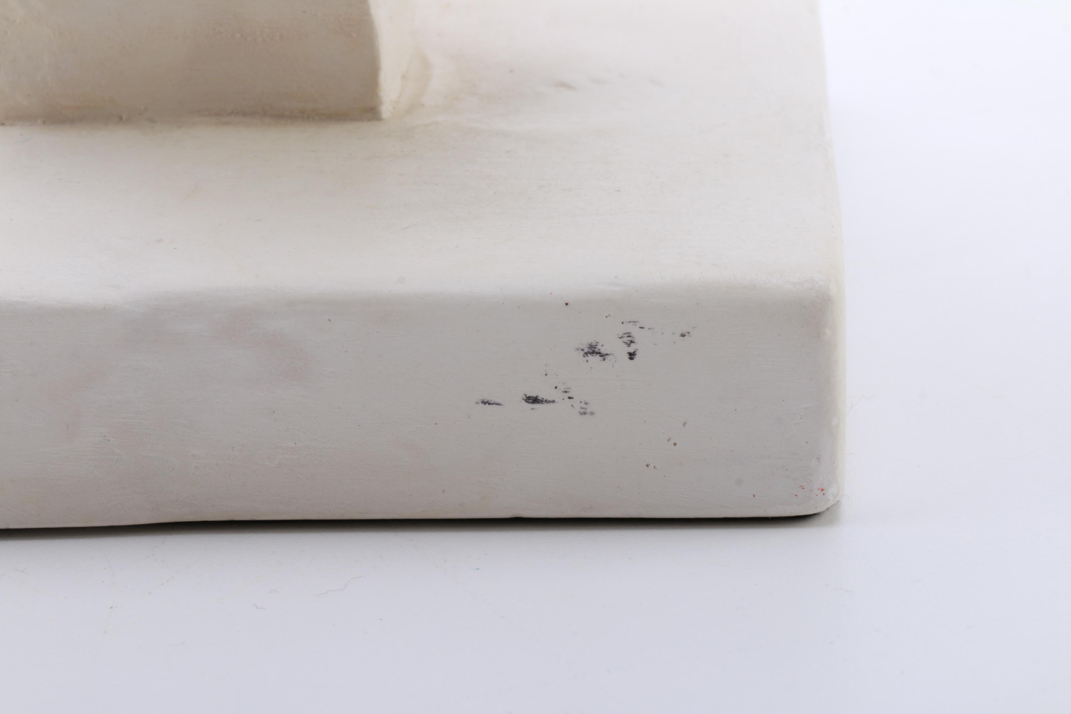 Reproduction White Resin Head Bust