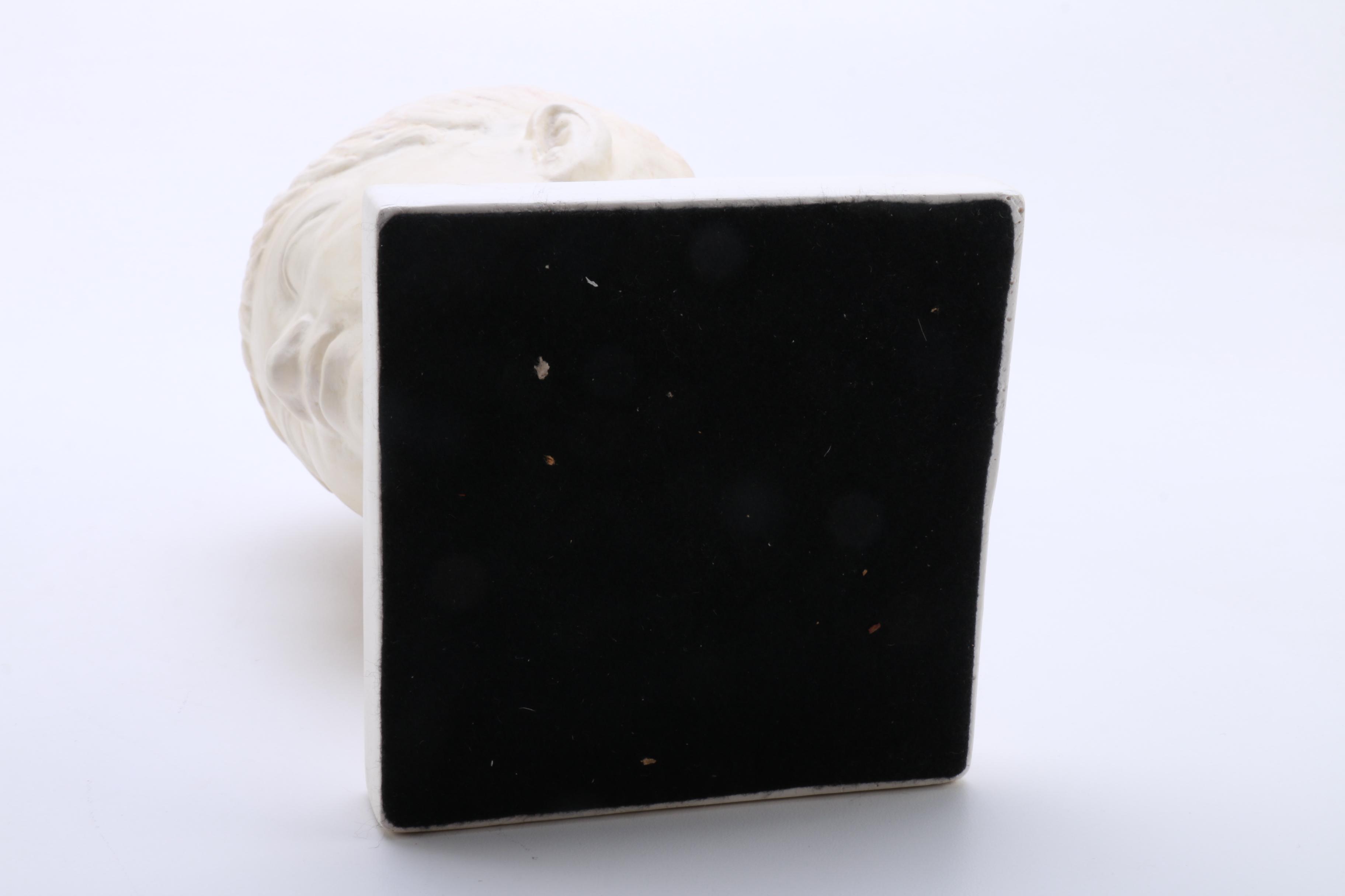 Reproduction White Resin Head Bust