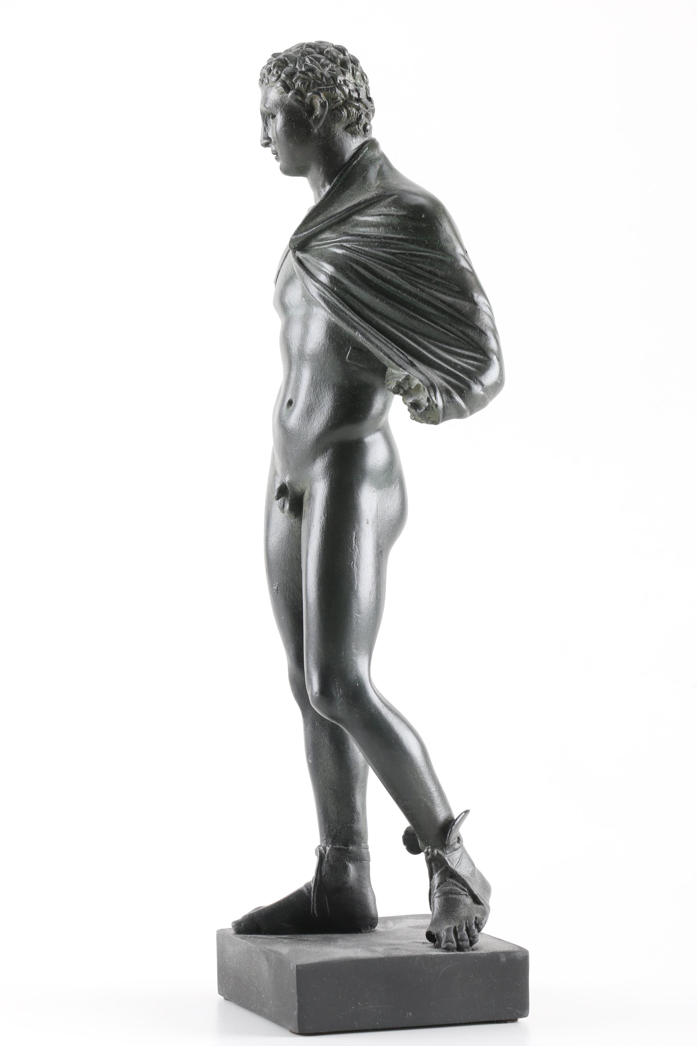 Reproduction Cast Resin Statuette of Hermes