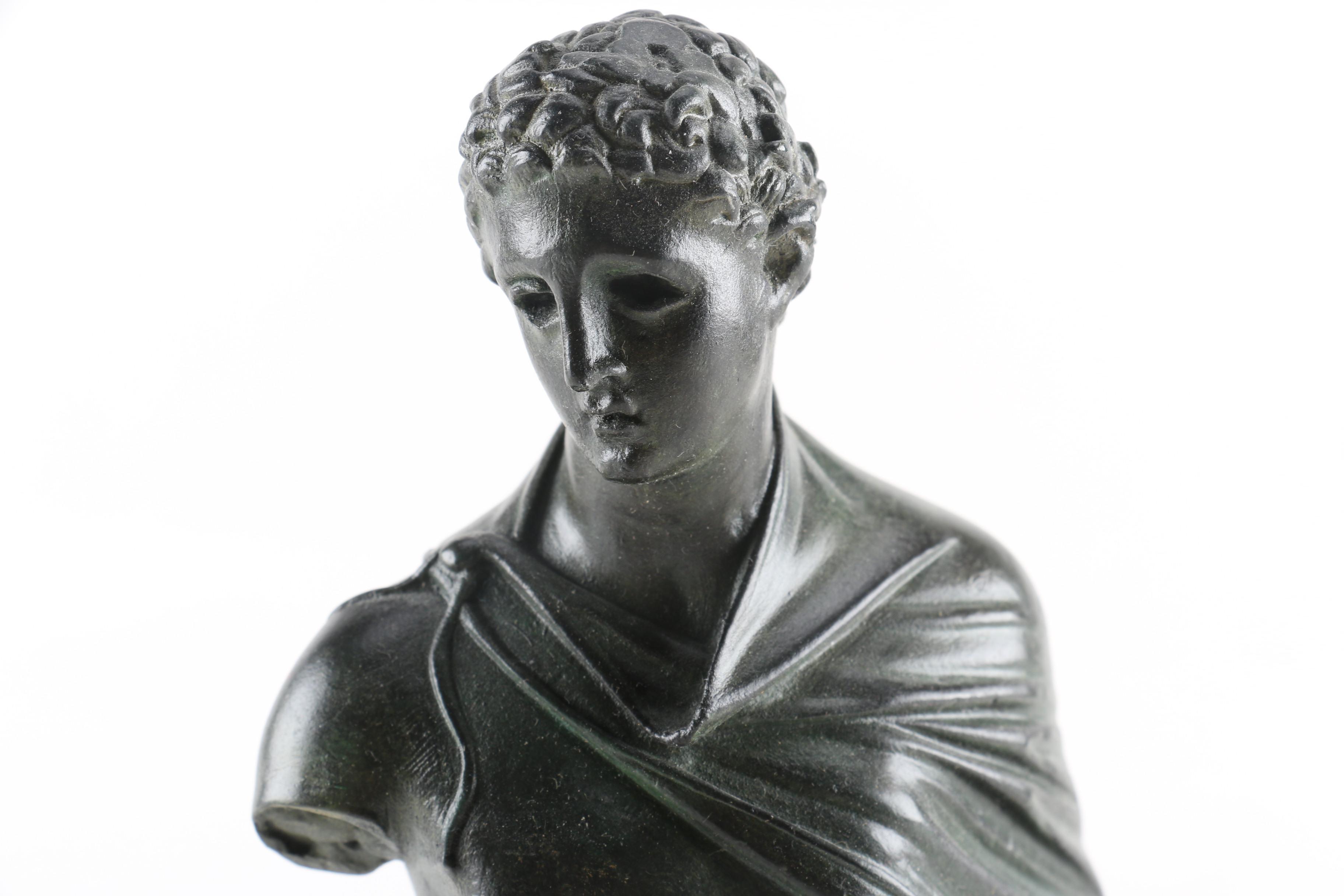 Reproduction Cast Resin Statuette of Hermes