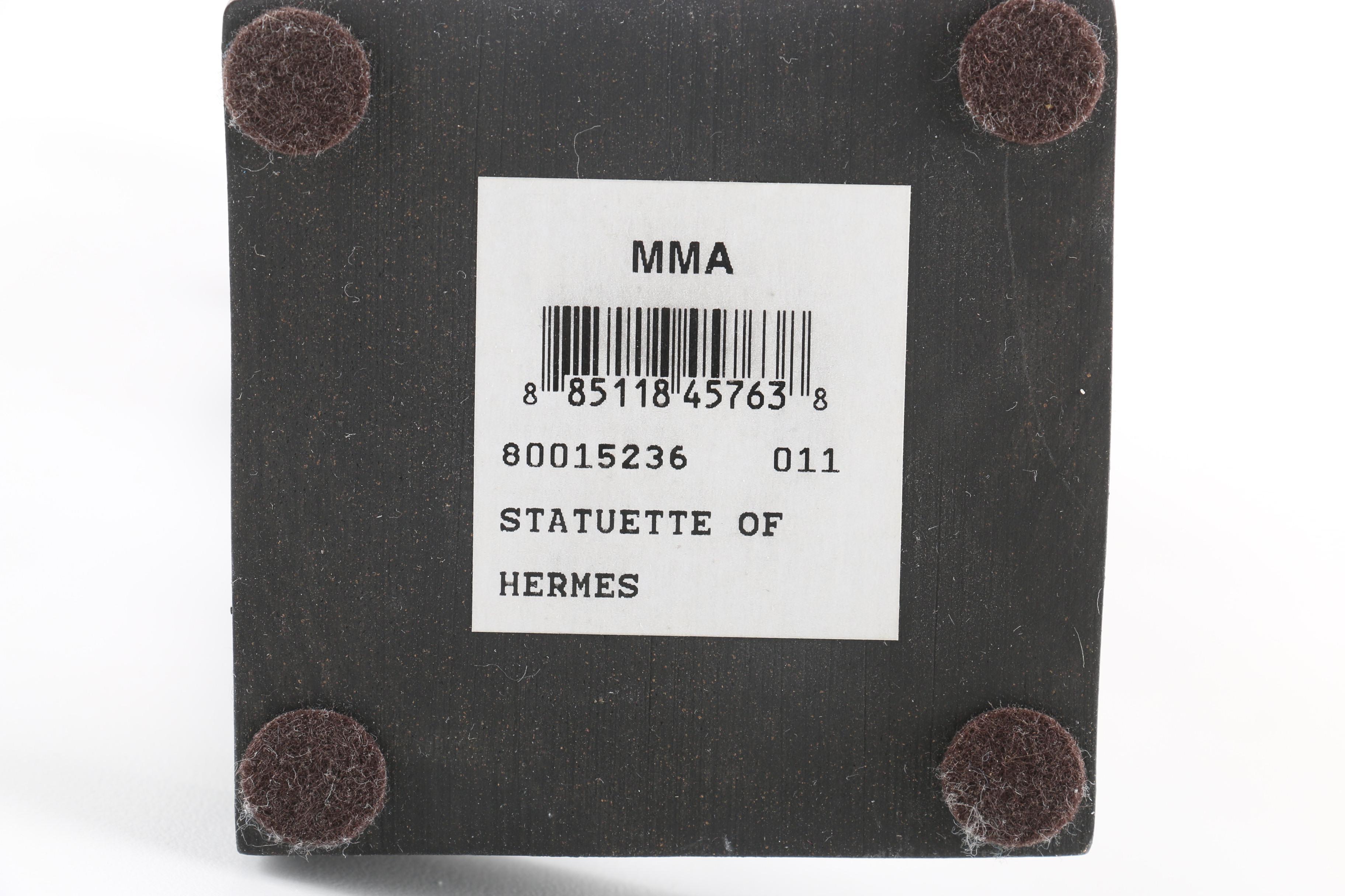 Reproduction Cast Resin Statuette of Hermes