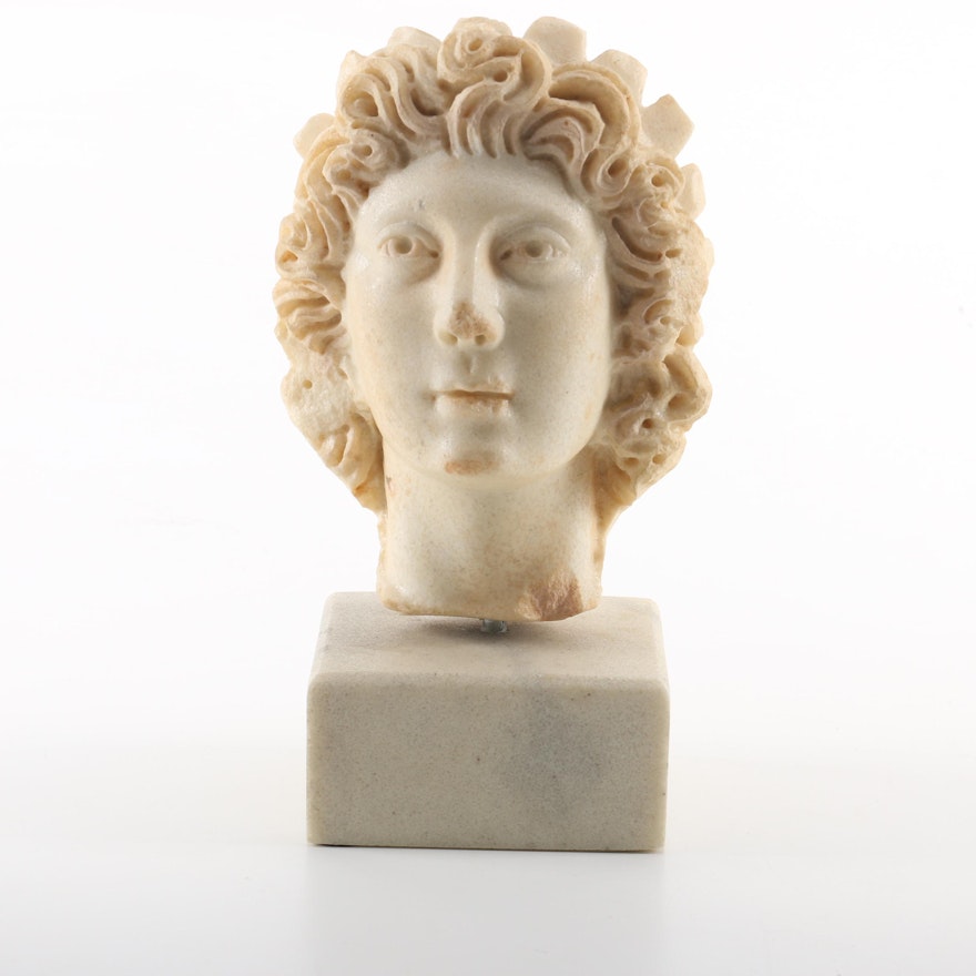 Male Bust in Resin