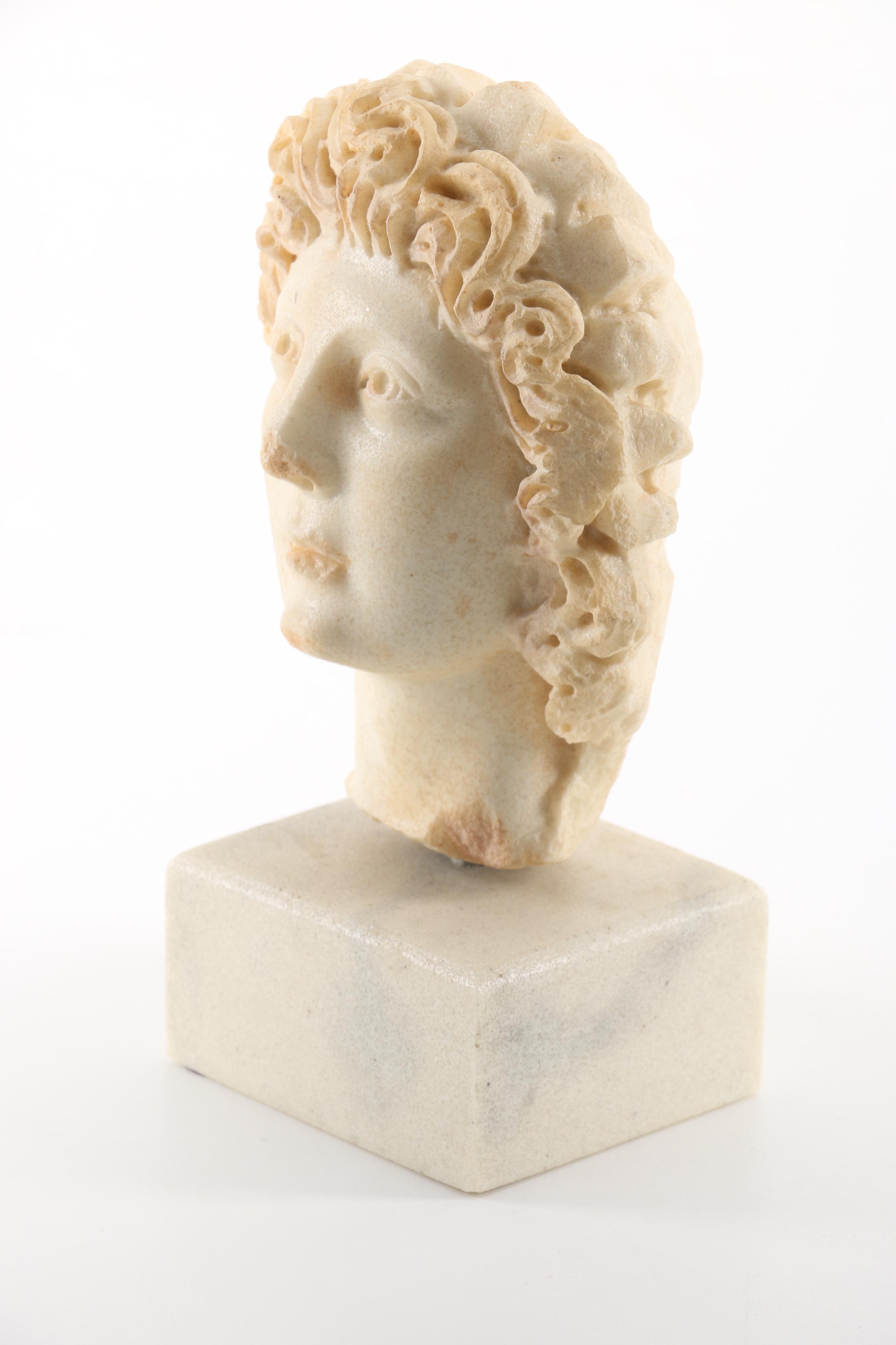 Male Bust in Resin