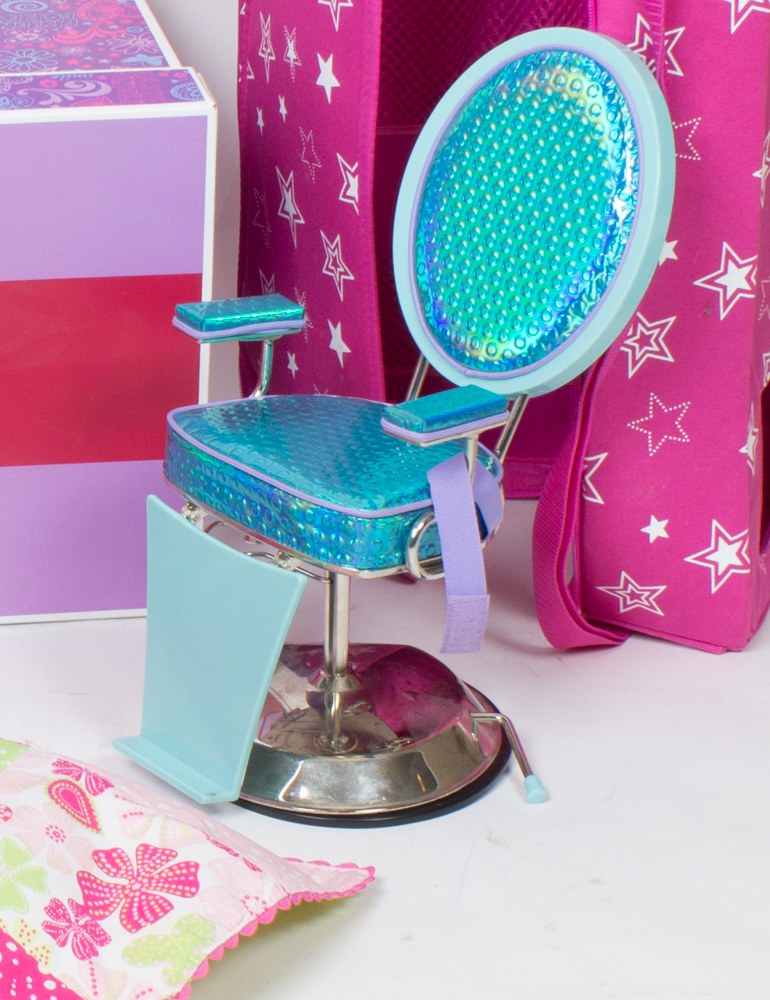 American Girl Bed and Salon Chair