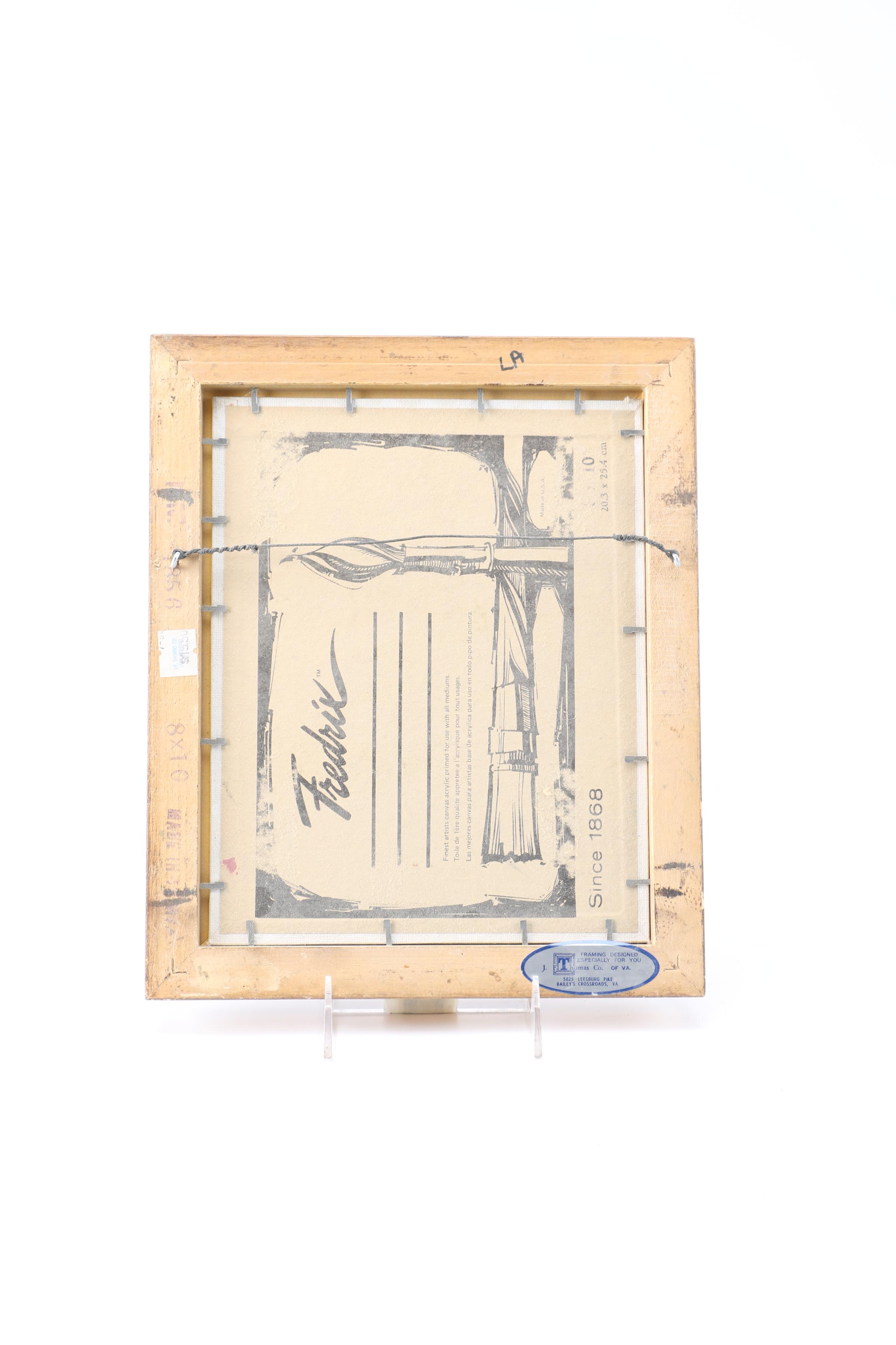 Acrylic Paintings on Canvas Board of Floral Arrangements