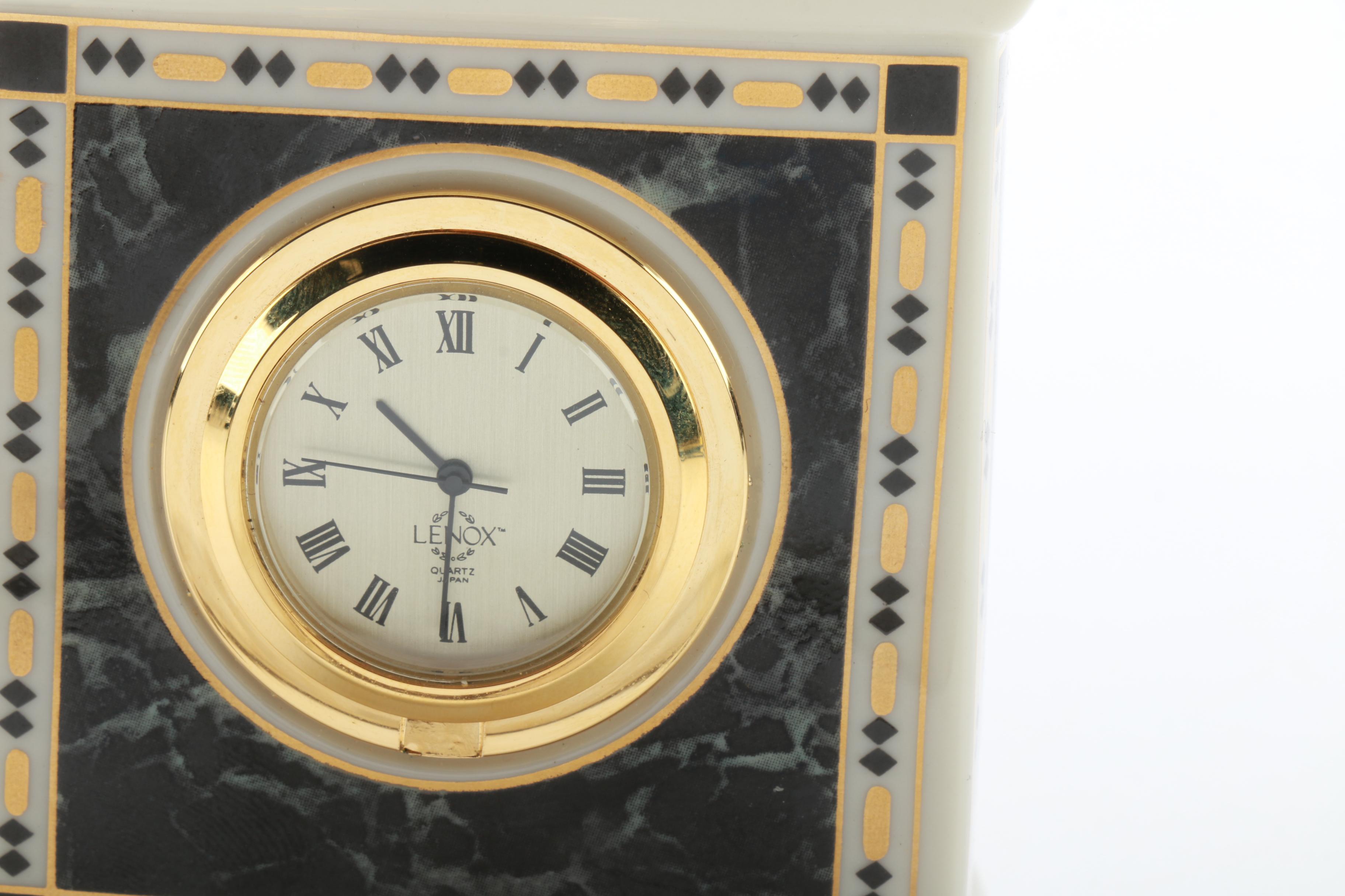 Lenox "Forum" Quartz Desk Clock