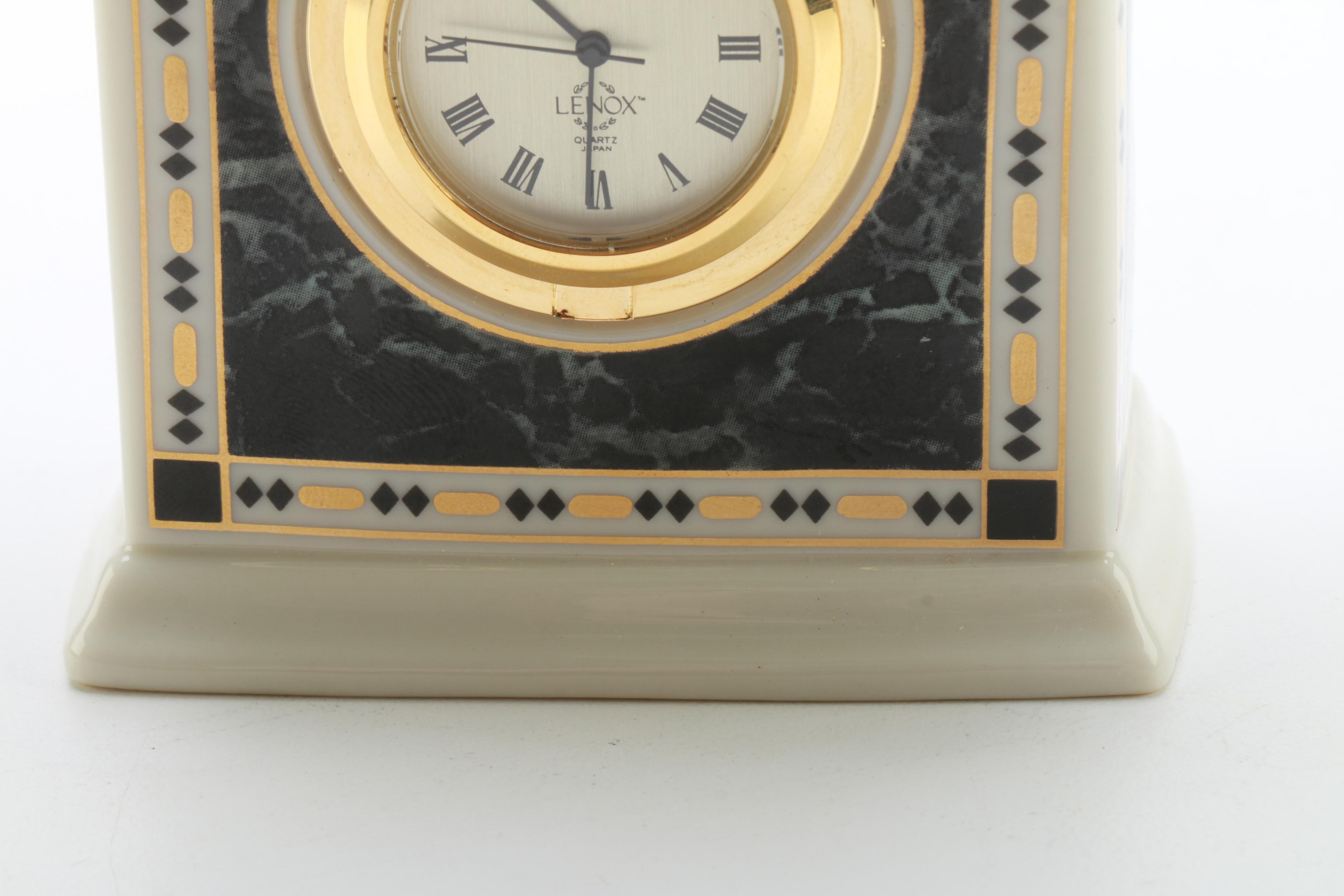 Lenox "Forum" Quartz Desk Clock