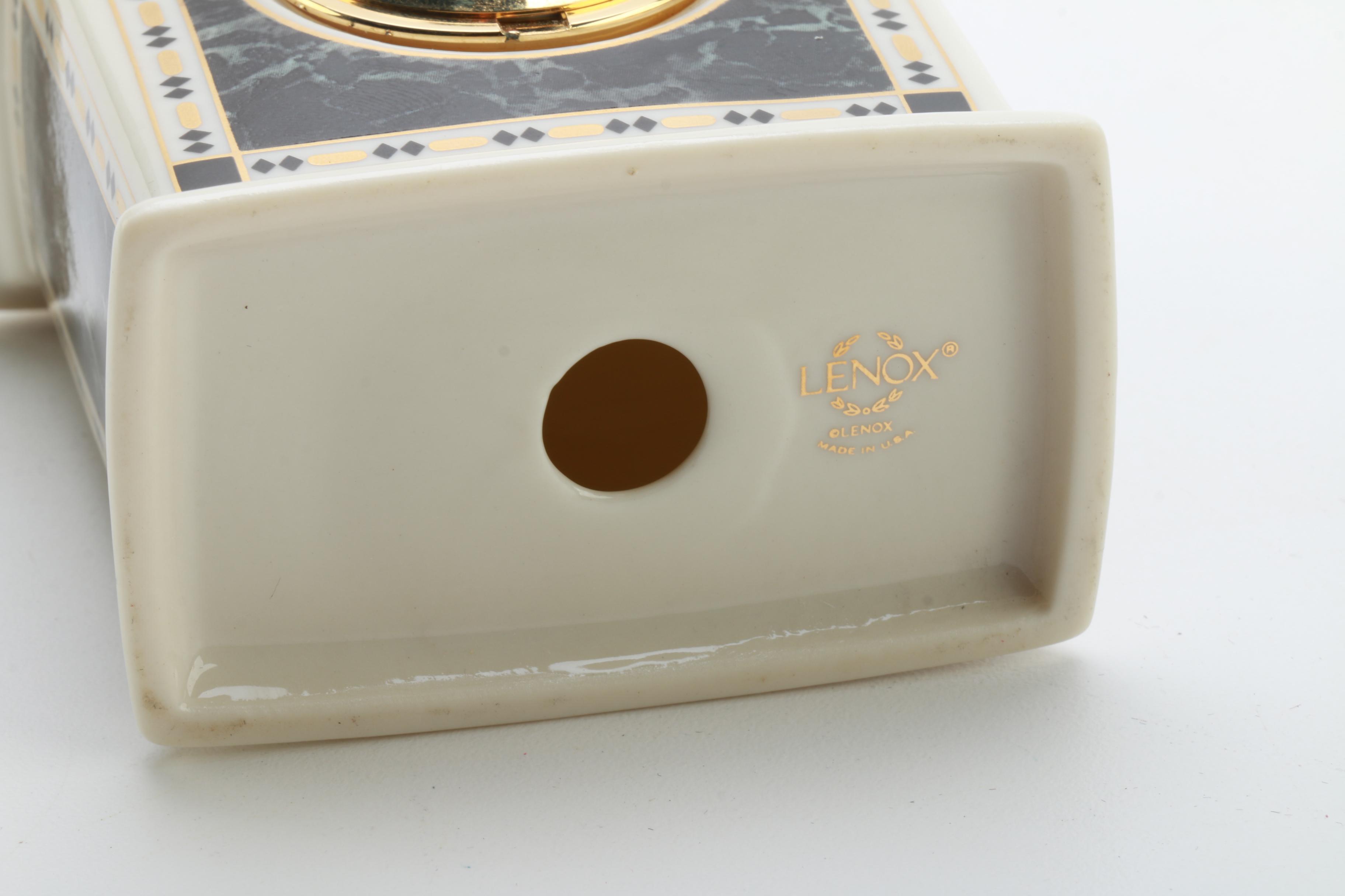 Lenox "Forum" Quartz Desk Clock