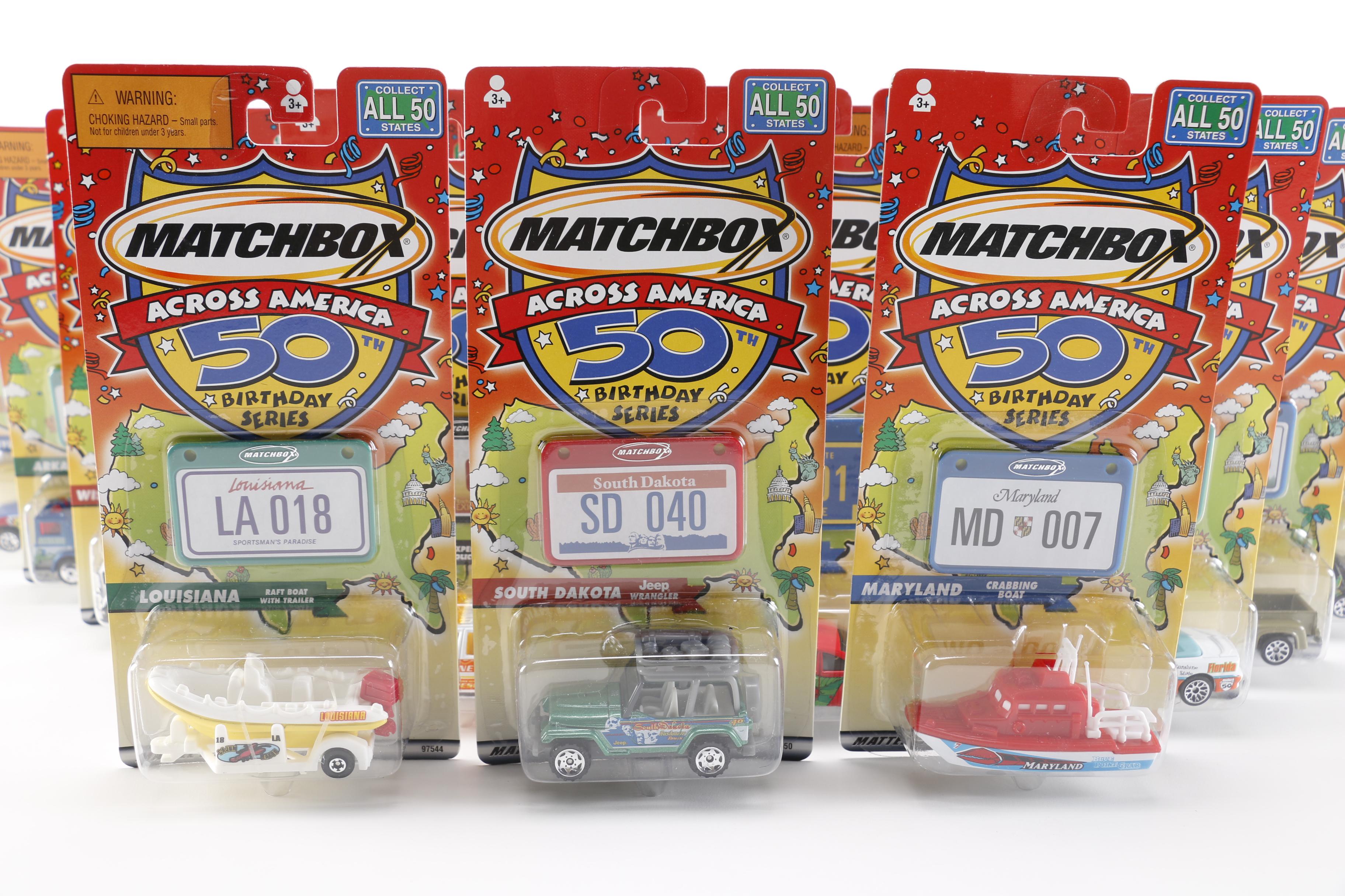 Matchbox 50th Birthday Series Across America