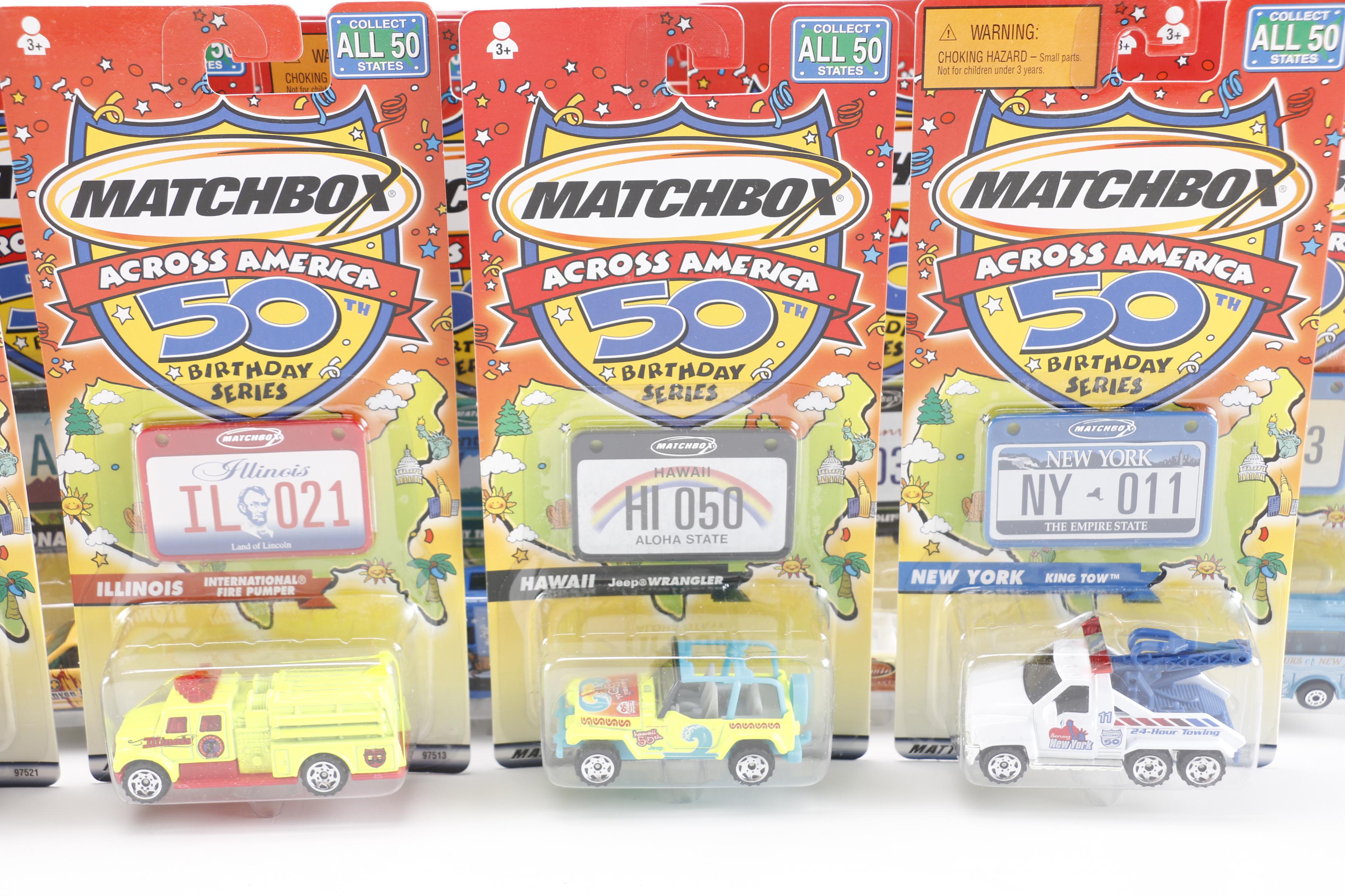 Matchbox 50th Birthday Series Across America