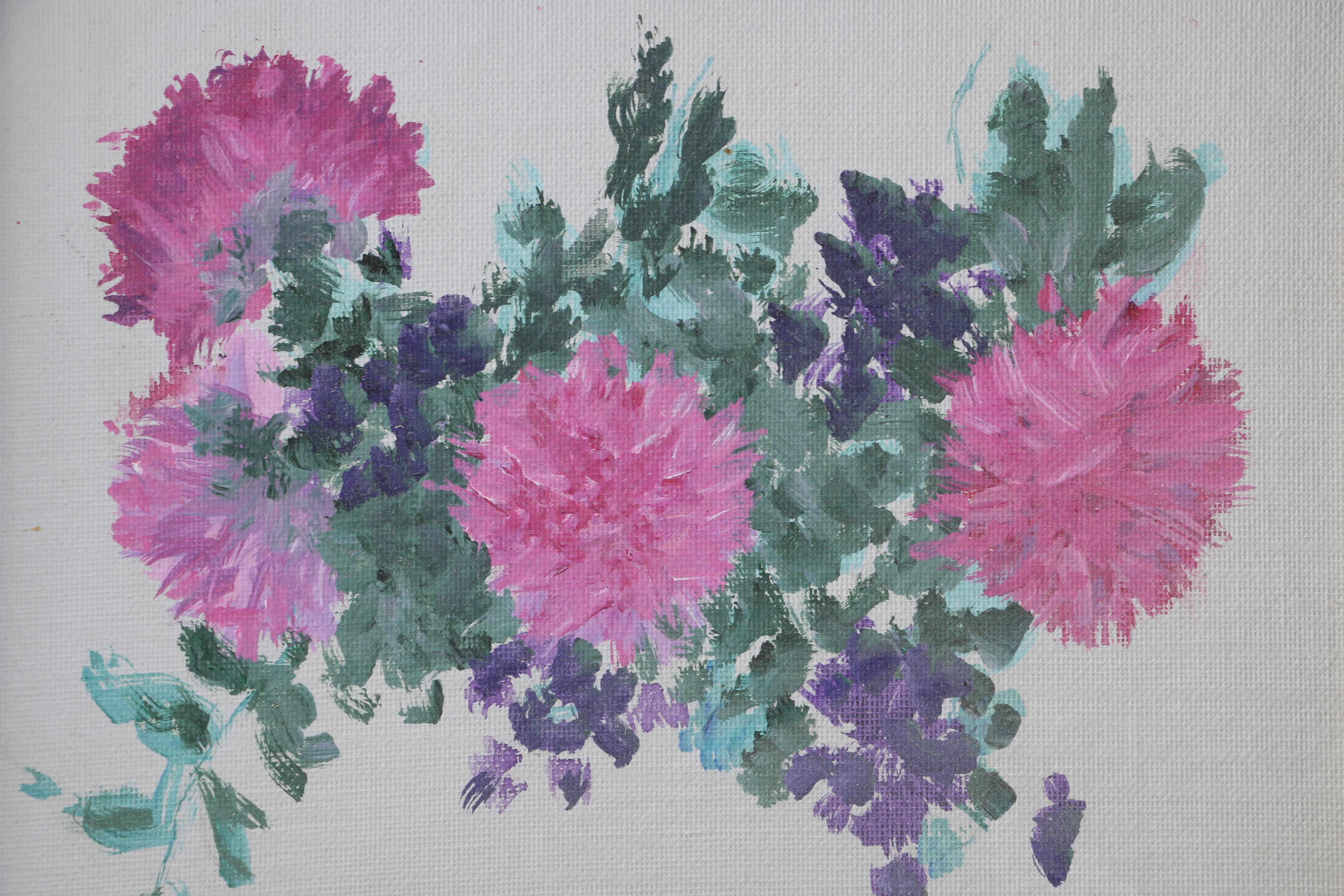 Framed Oil Painting on Canvas Board