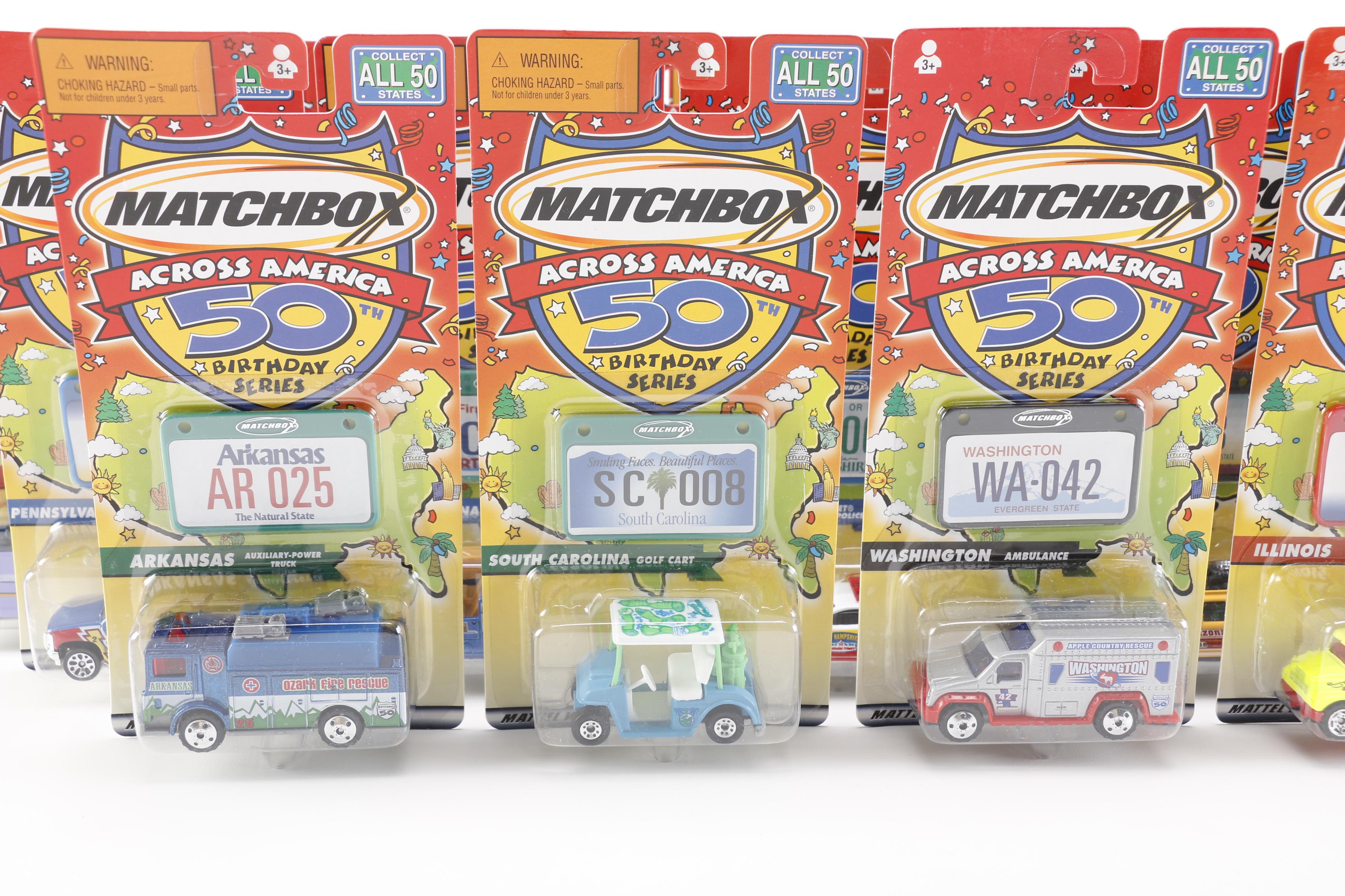 Matchbox 50th Birthday Series Across America