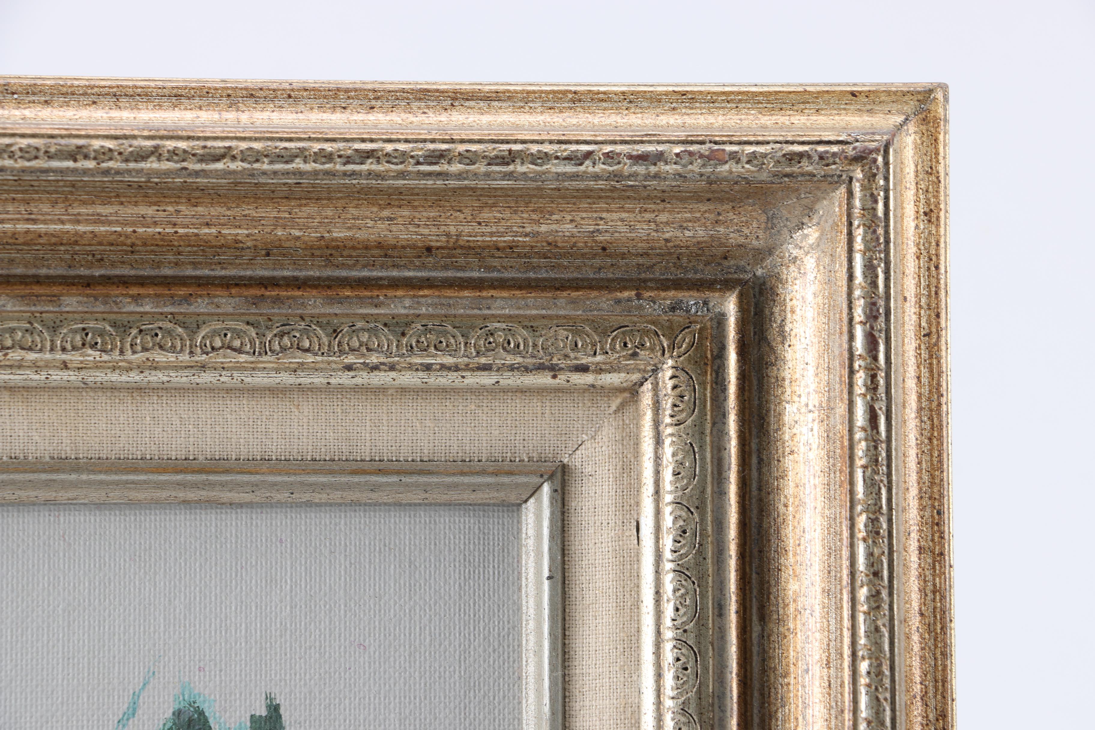 Framed Oil Painting on Canvas Board