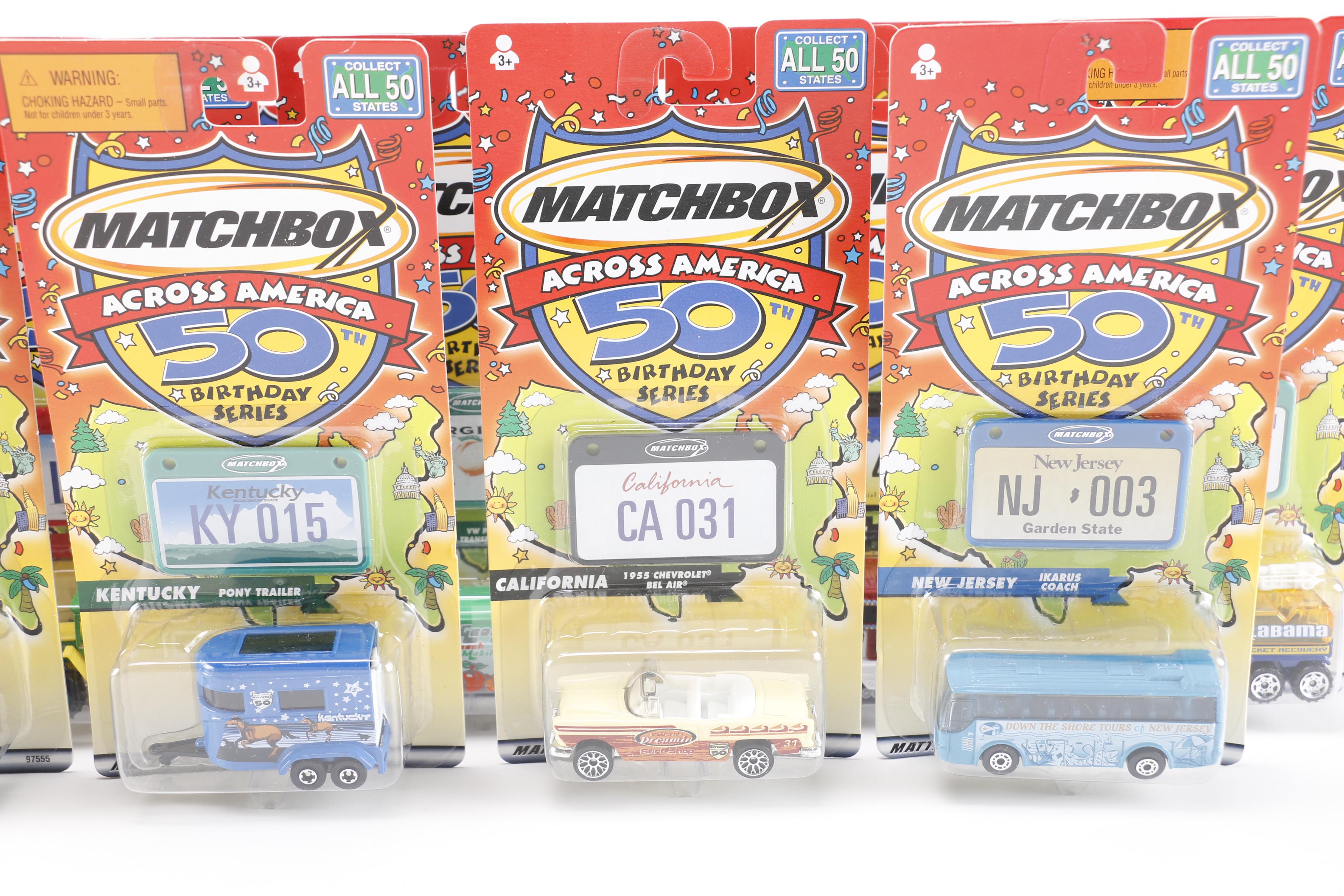 Matchbox 50th Birthday Series Across America