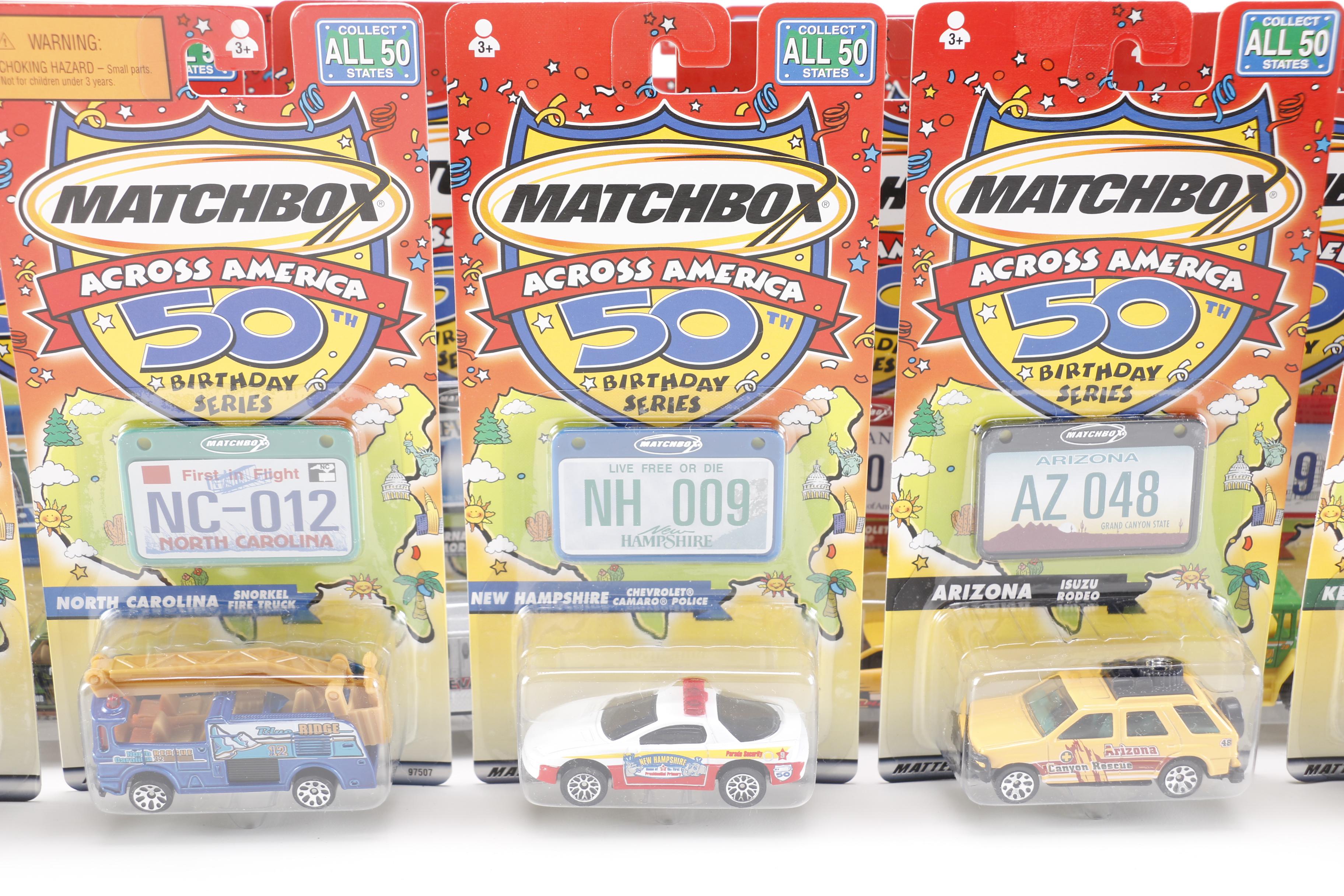 Matchbox 50th Birthday Series Across America