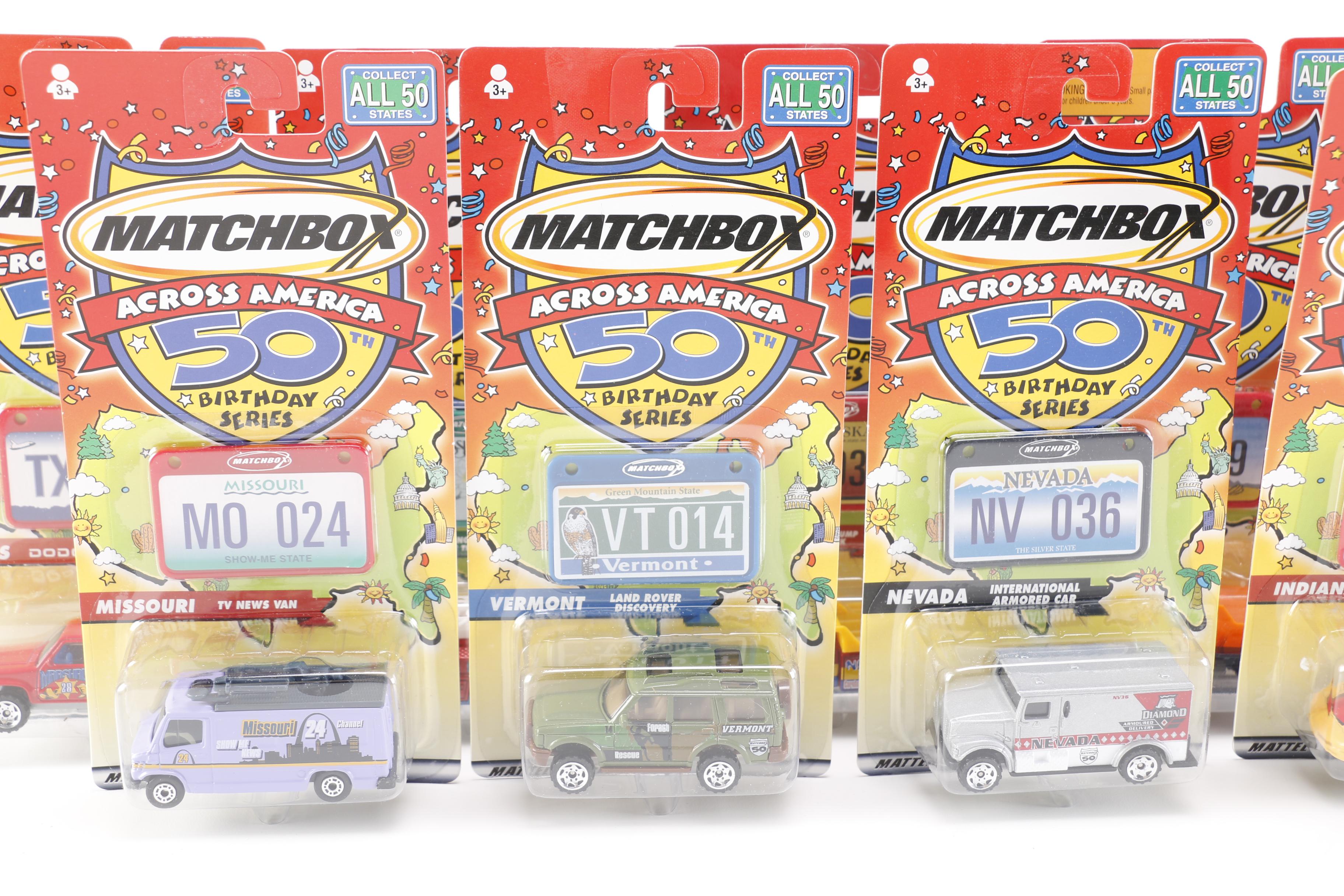 Matchbox 50th Birthday Series Across America