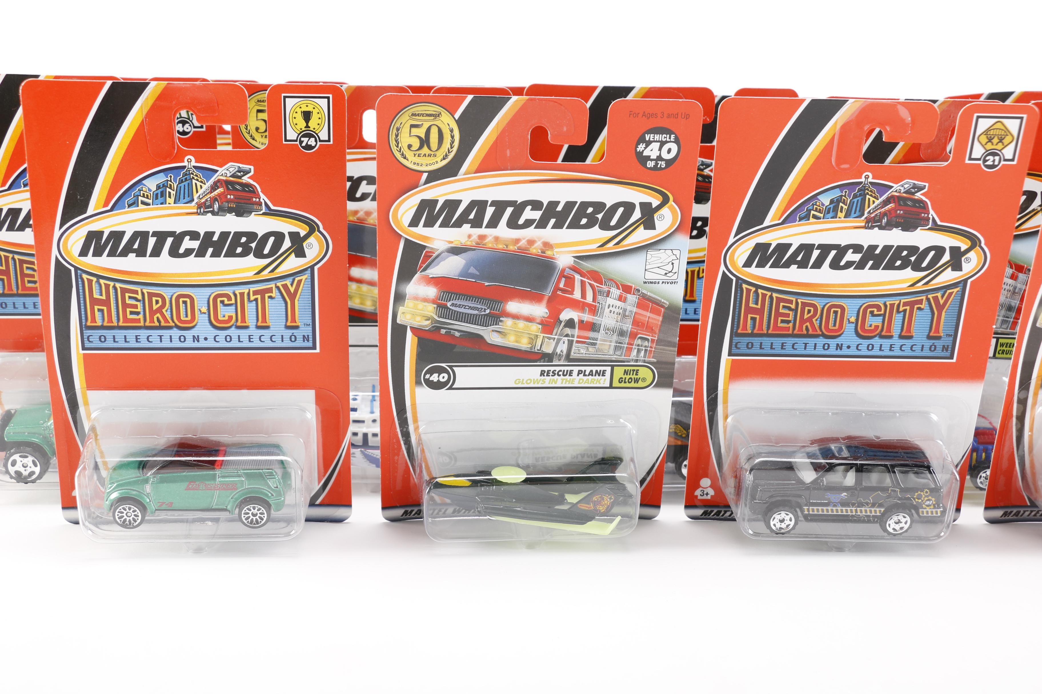 Collection of Unopened Matchbox Cars including Hero City