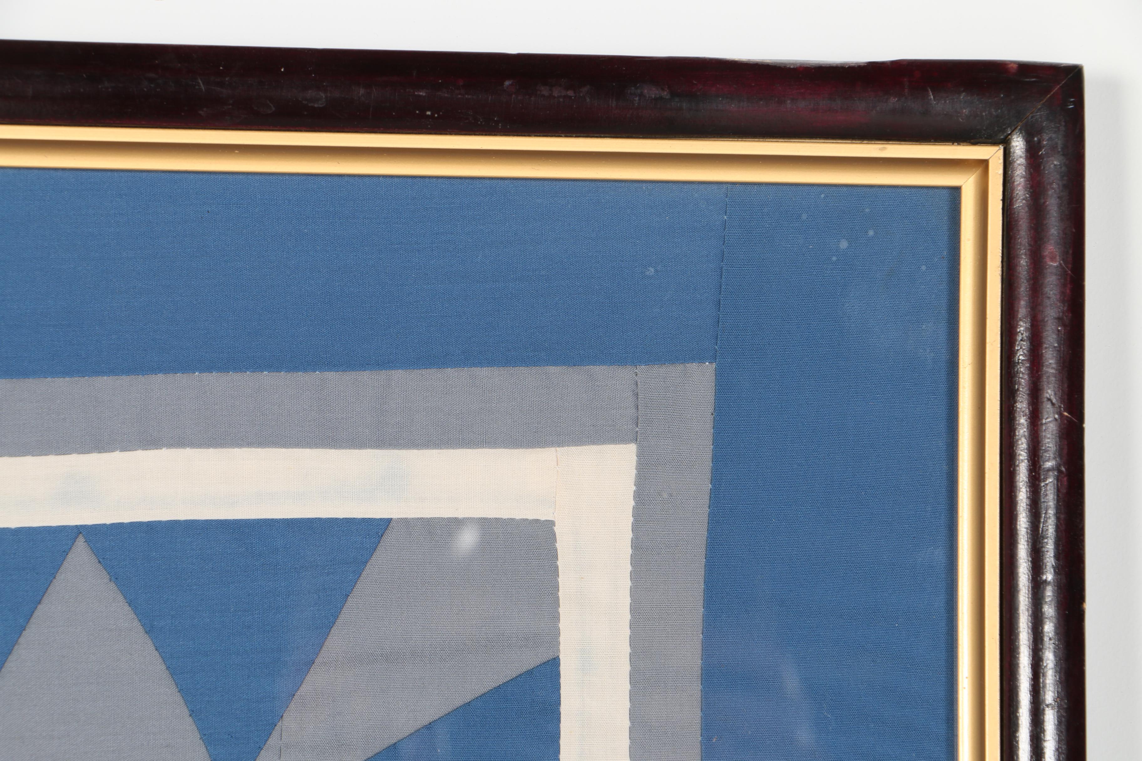 Framed Embroidered Quilt