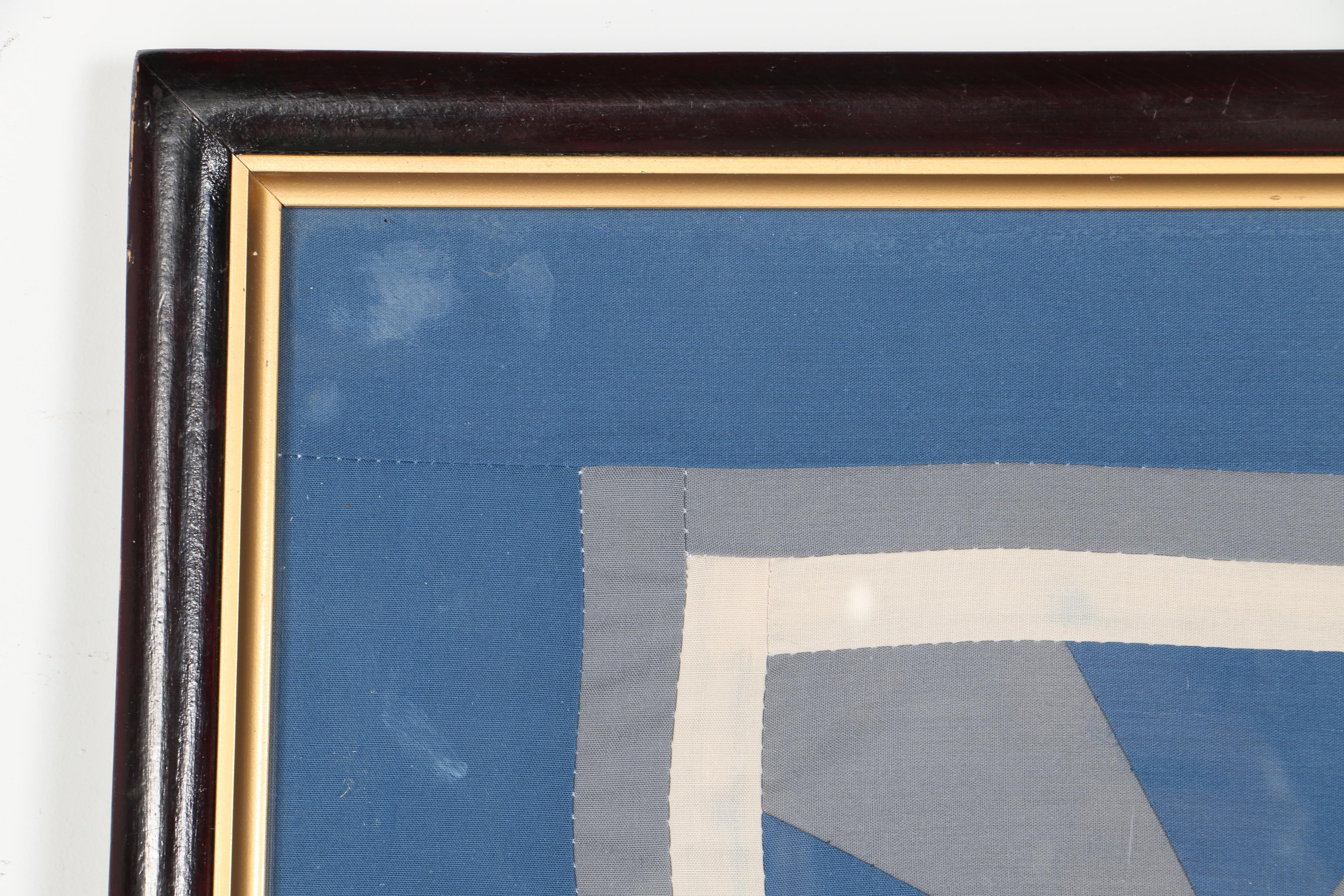 Framed Embroidered Quilt