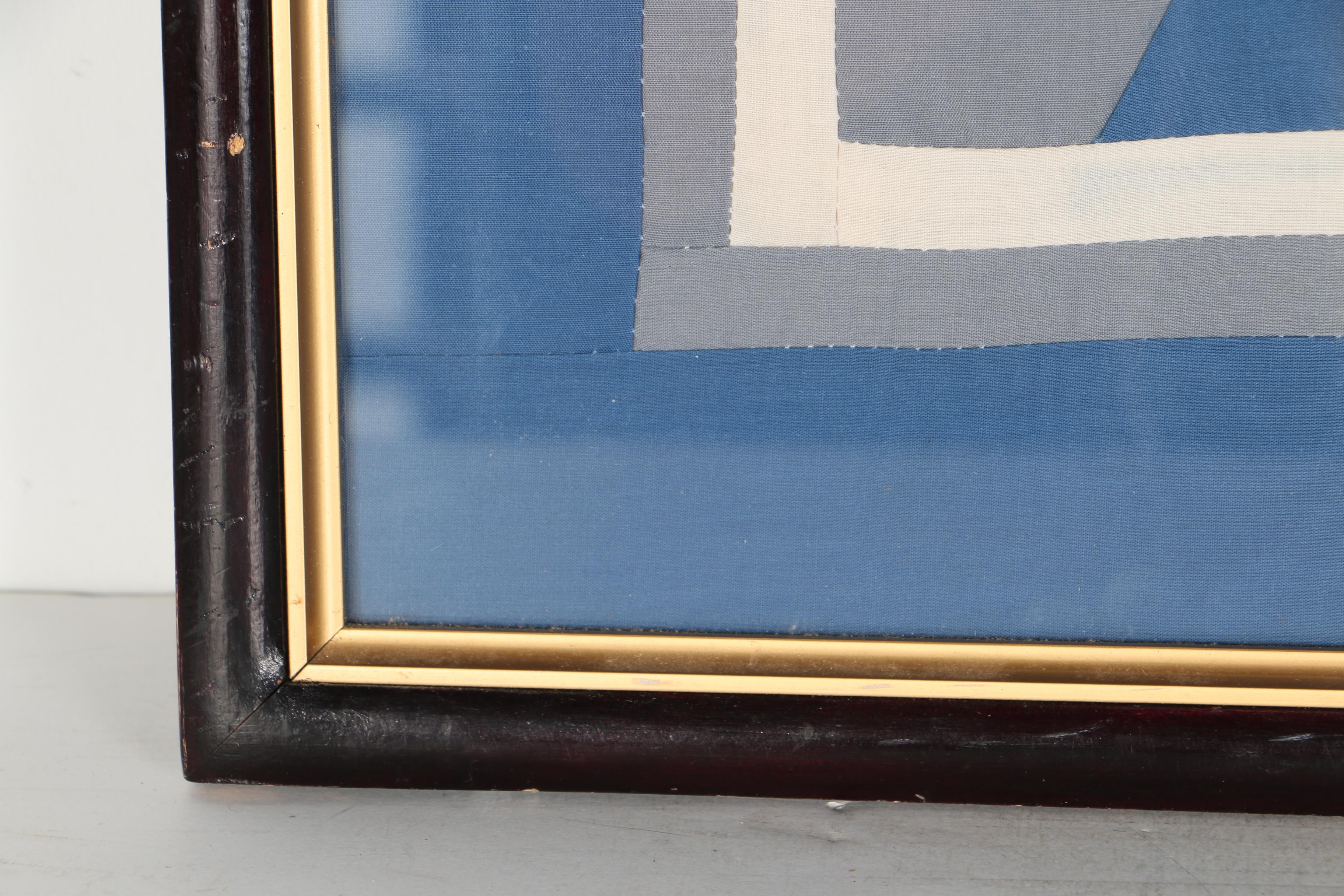 Framed Embroidered Quilt