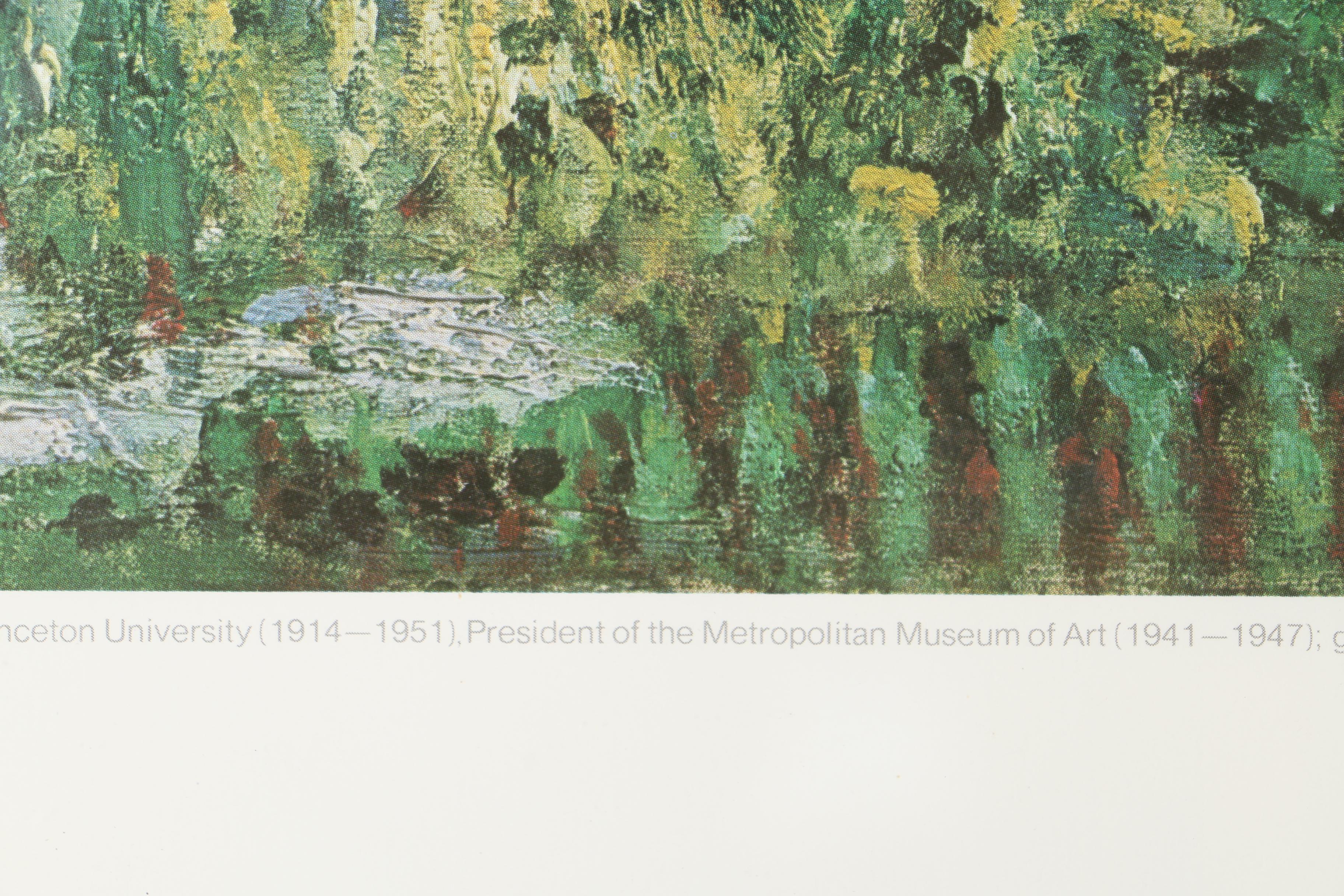 1978 "Monet's Years At Giverny" Exhibition Poster