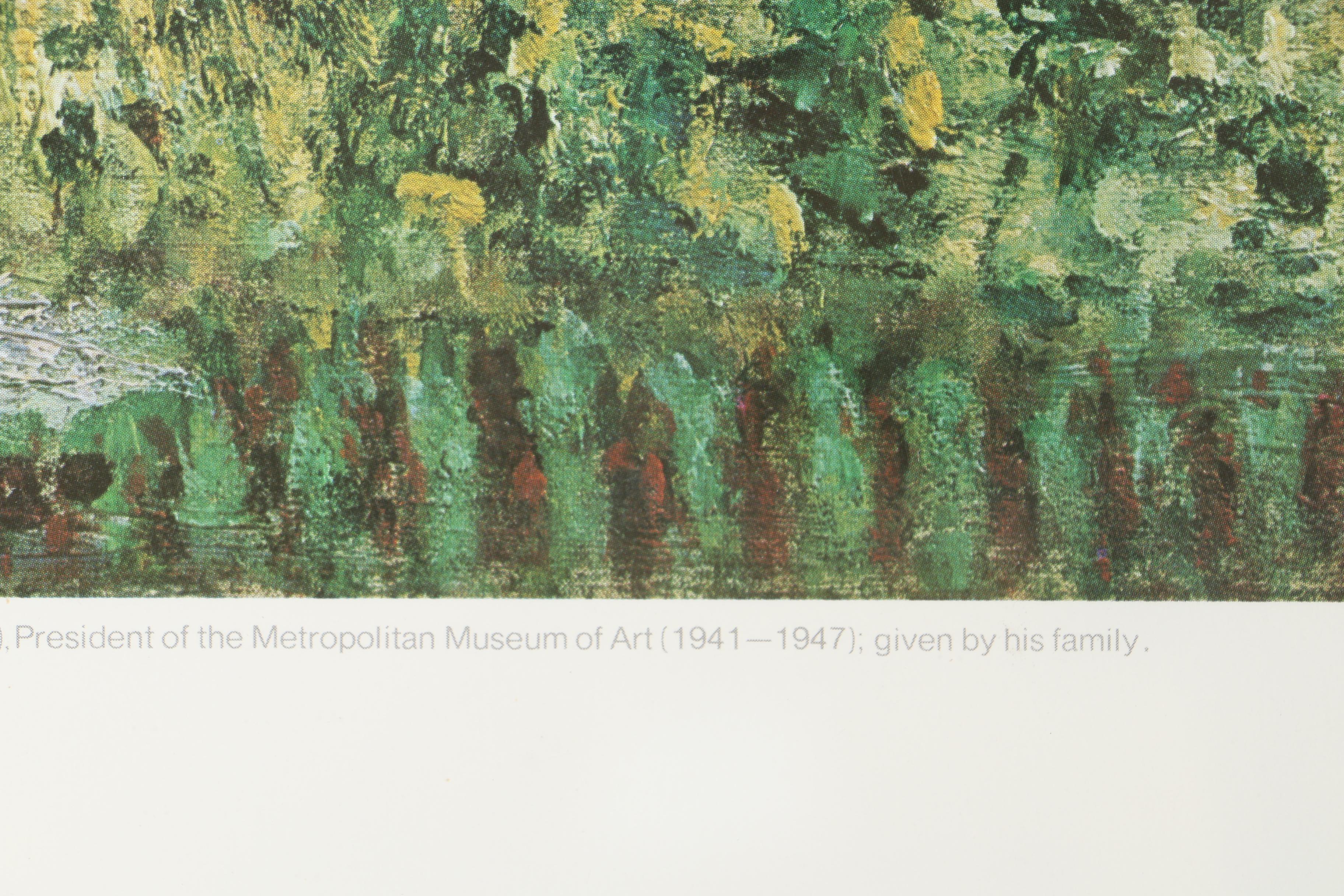 1978 "Monet's Years At Giverny" Exhibition Poster