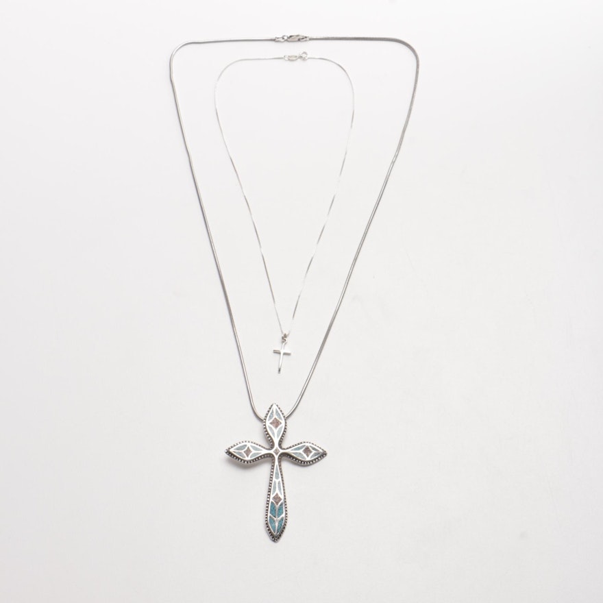 Sterling Necklaces and Crosses