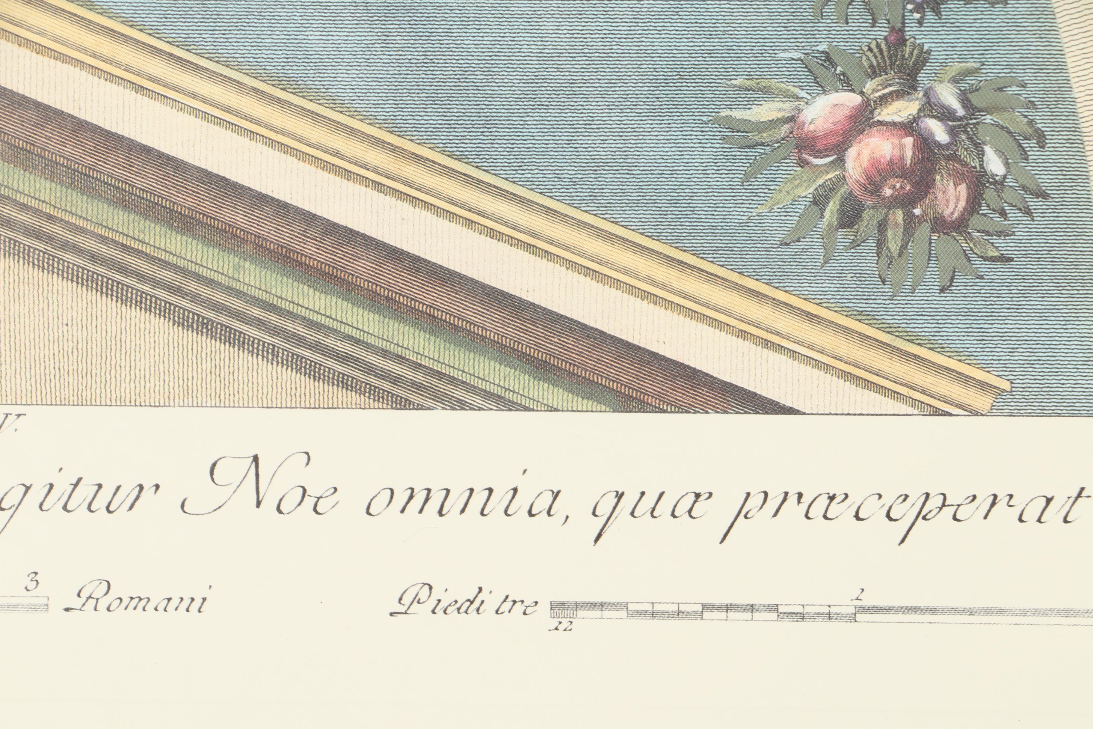 Offset Lithograph After Raphael's Architectural Studies