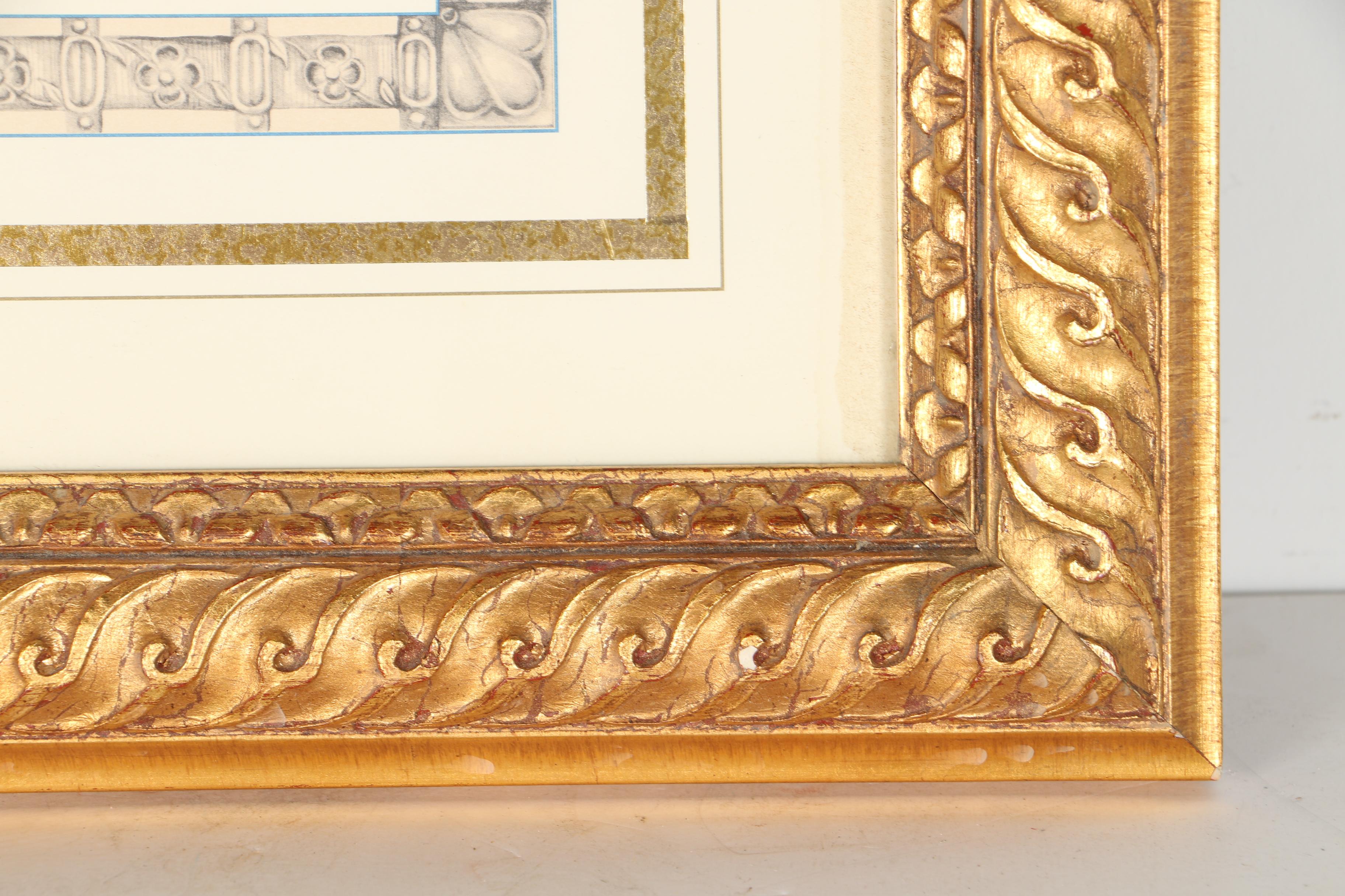 Offset Lithograph After Raphael's Architectural Studies