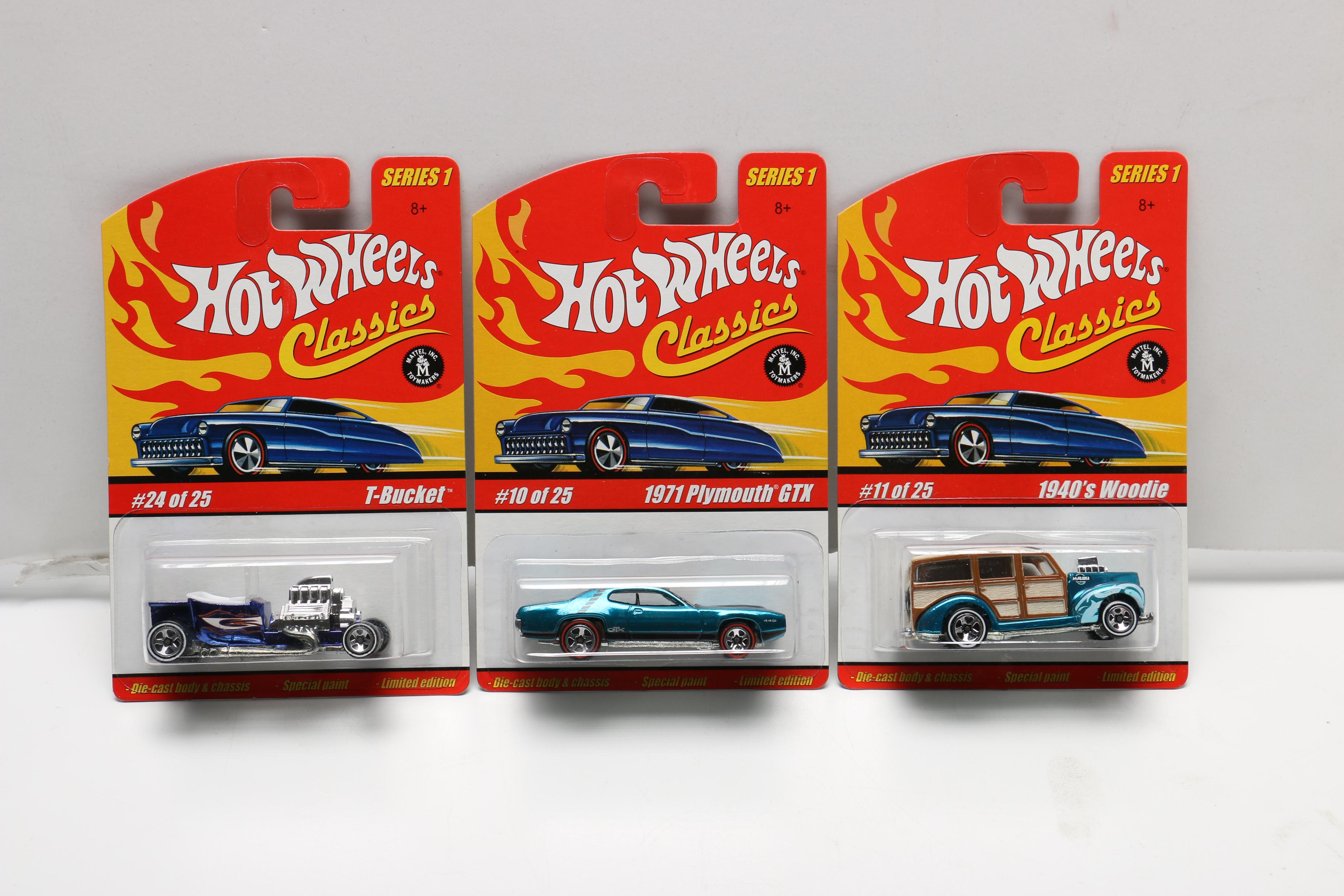 Collection of Hot Wheels Classic Cars