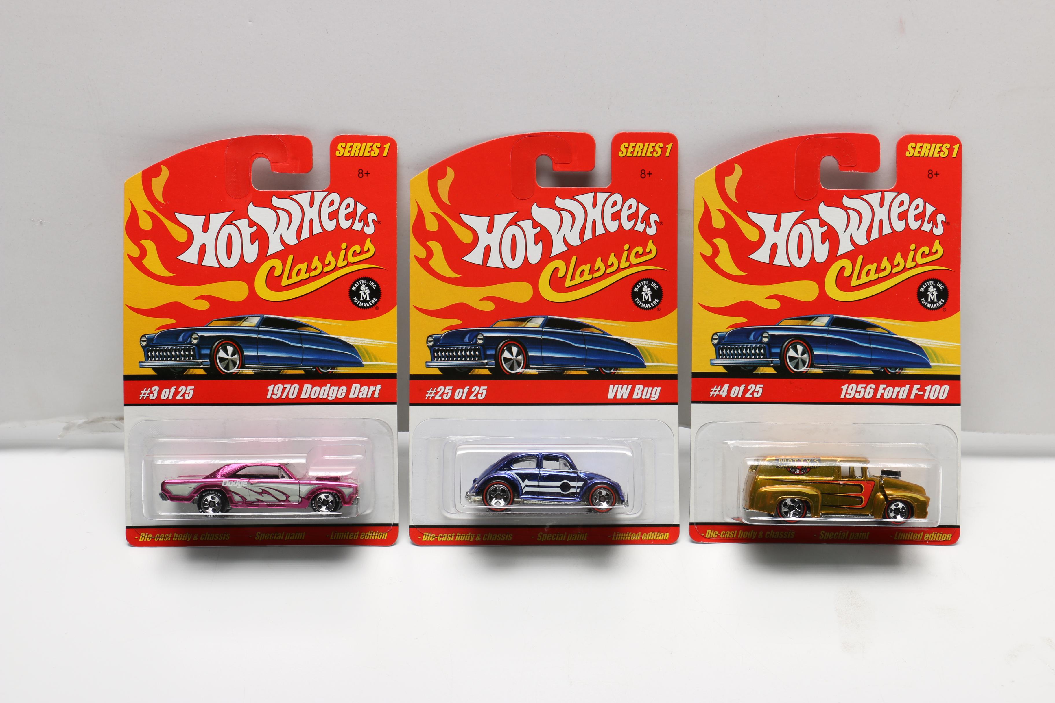 Collection of Hot Wheels Classic Cars