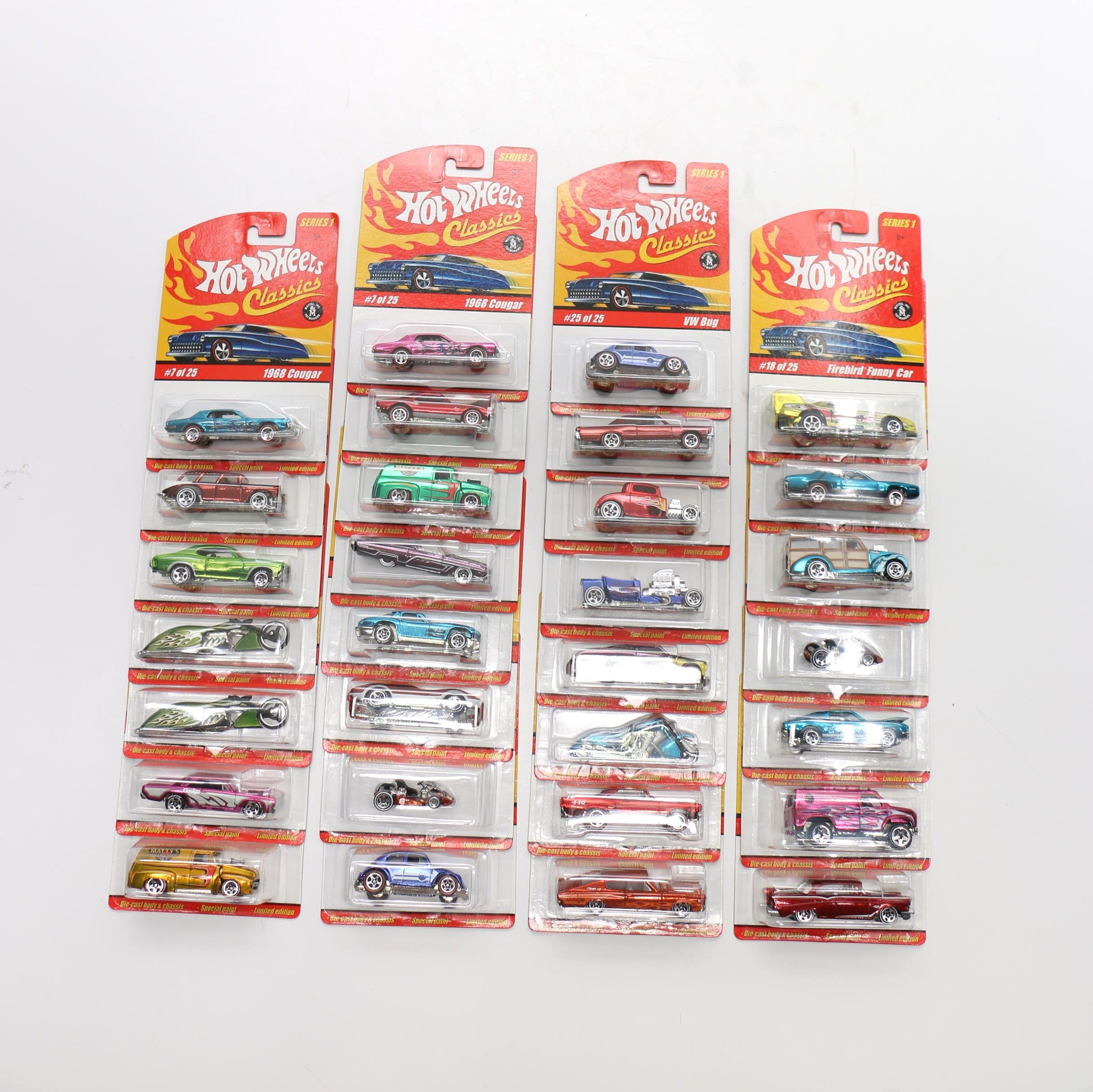 Collection of Hot Wheels Classic Cars
