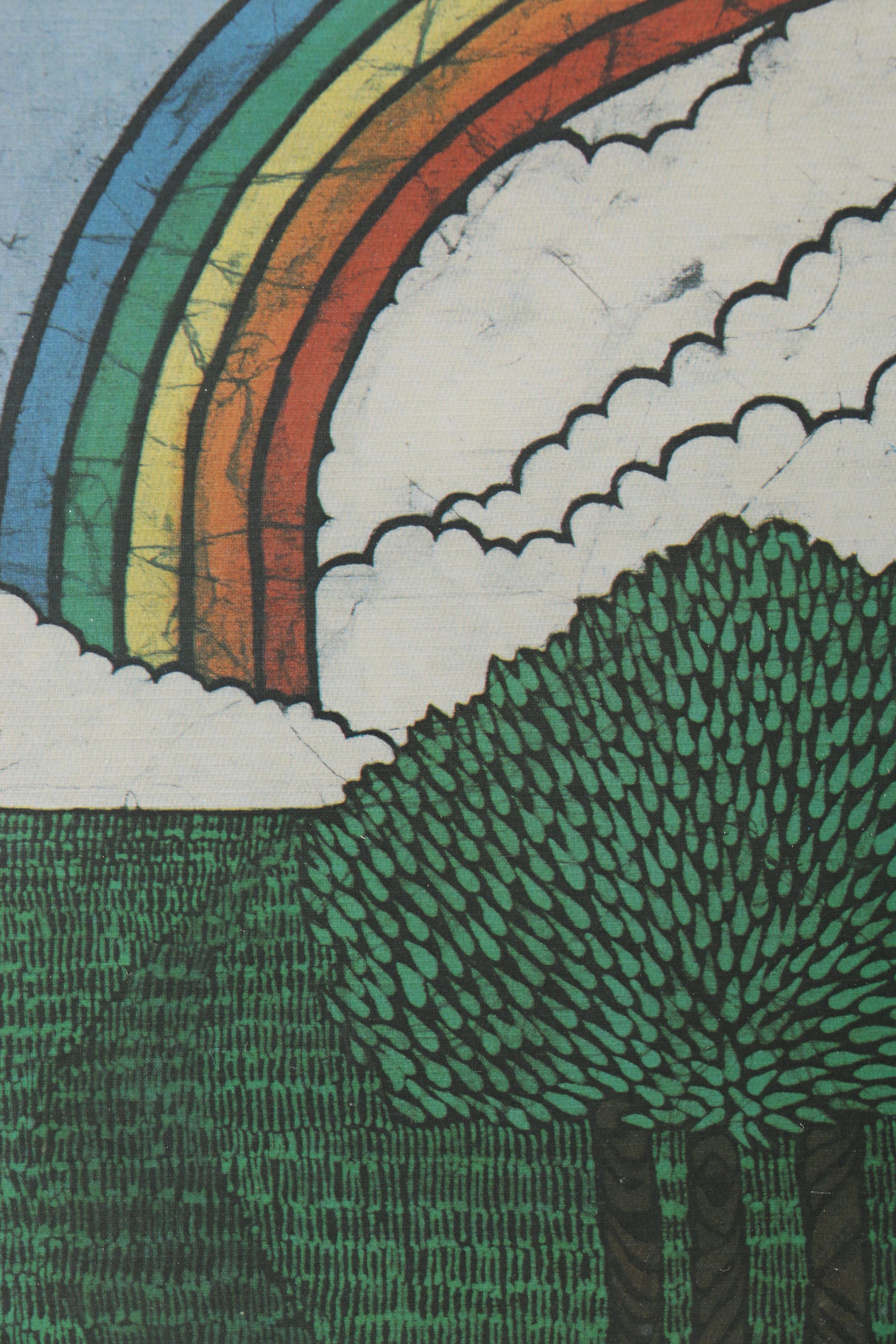 Deborah Zuckerman Limited Edition Offset Lithographs "Rainbow" and "Sailboat"