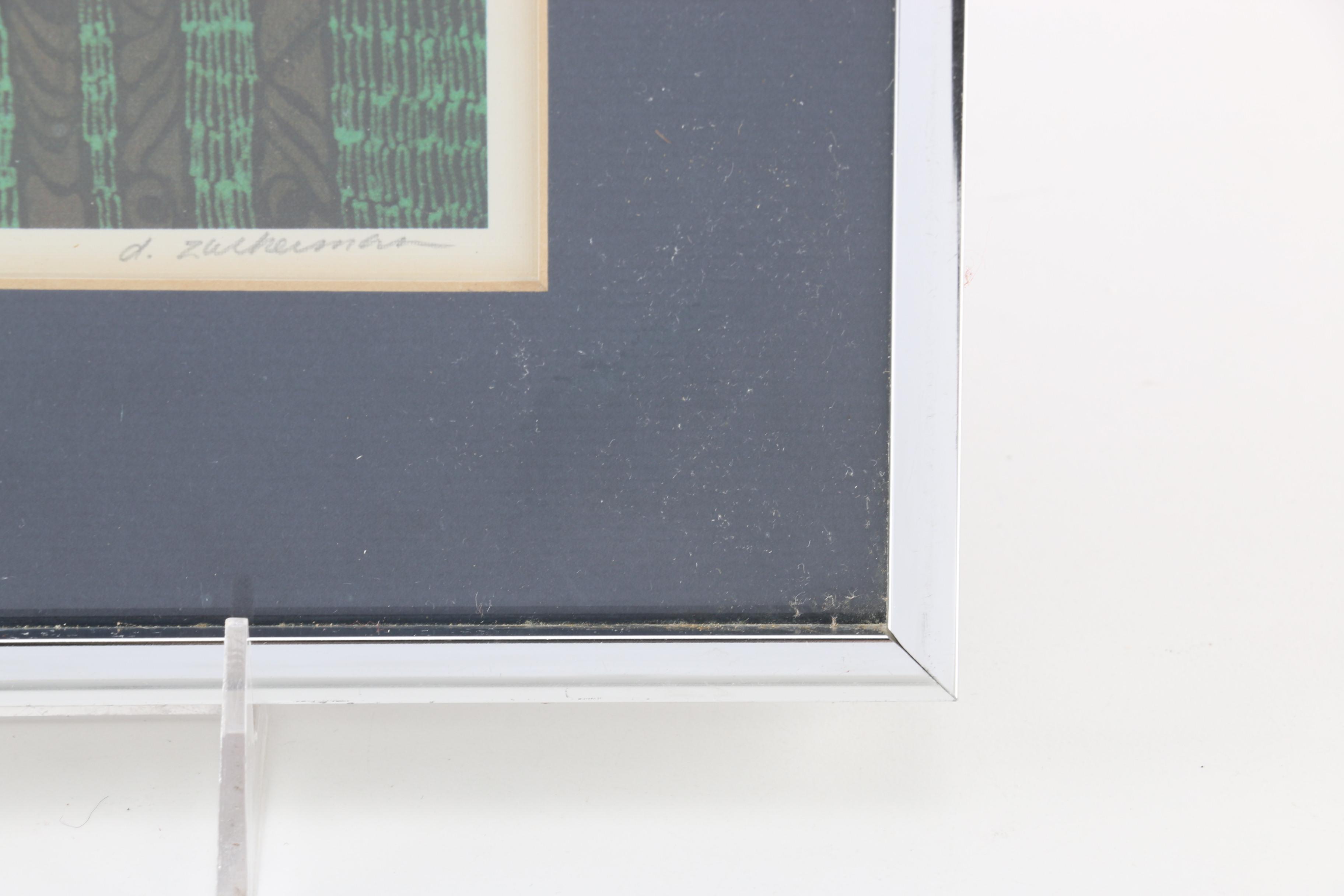 Deborah Zuckerman Limited Edition Offset Lithographs "Rainbow" and "Sailboat"