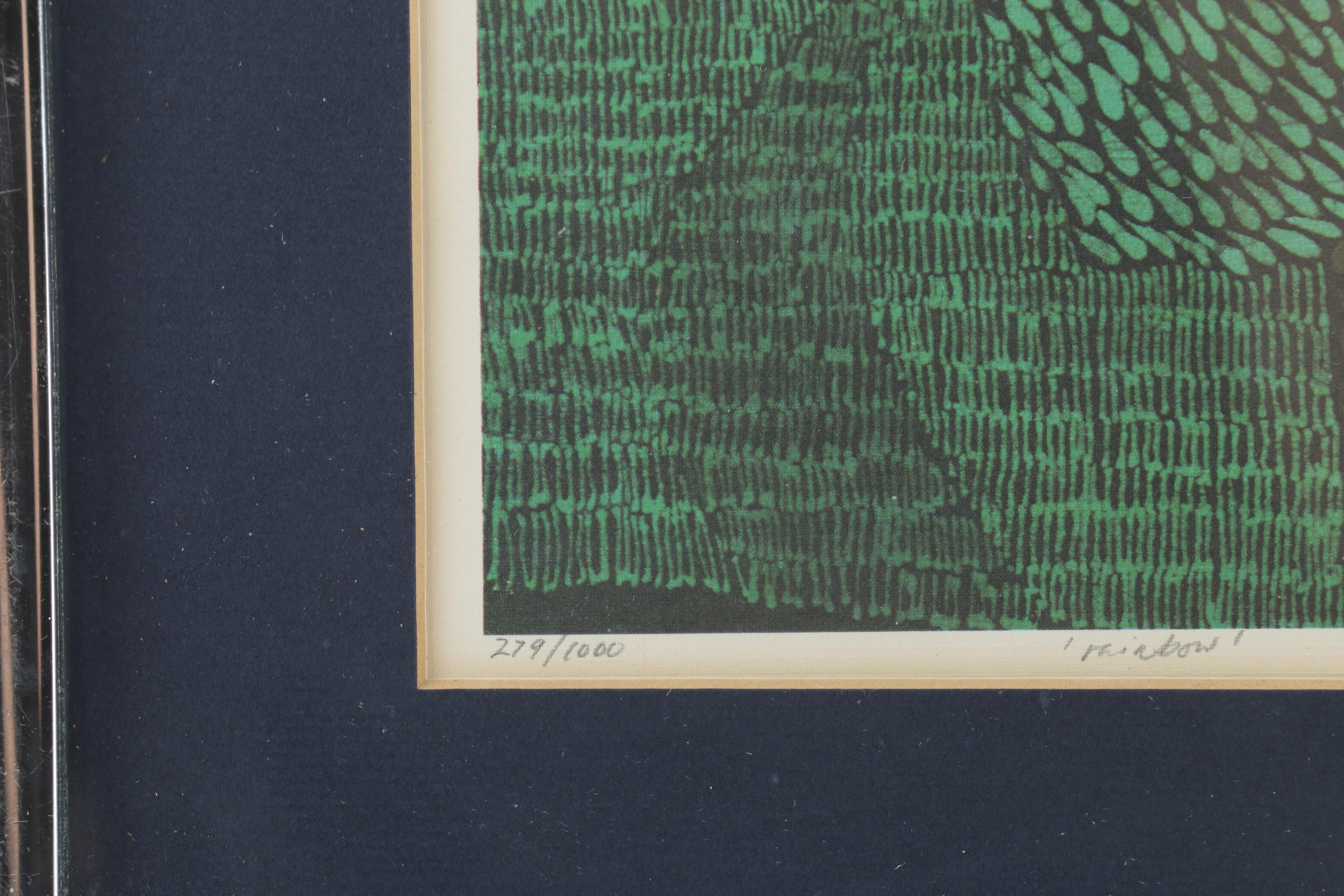 Deborah Zuckerman Limited Edition Offset Lithographs "Rainbow" and "Sailboat"