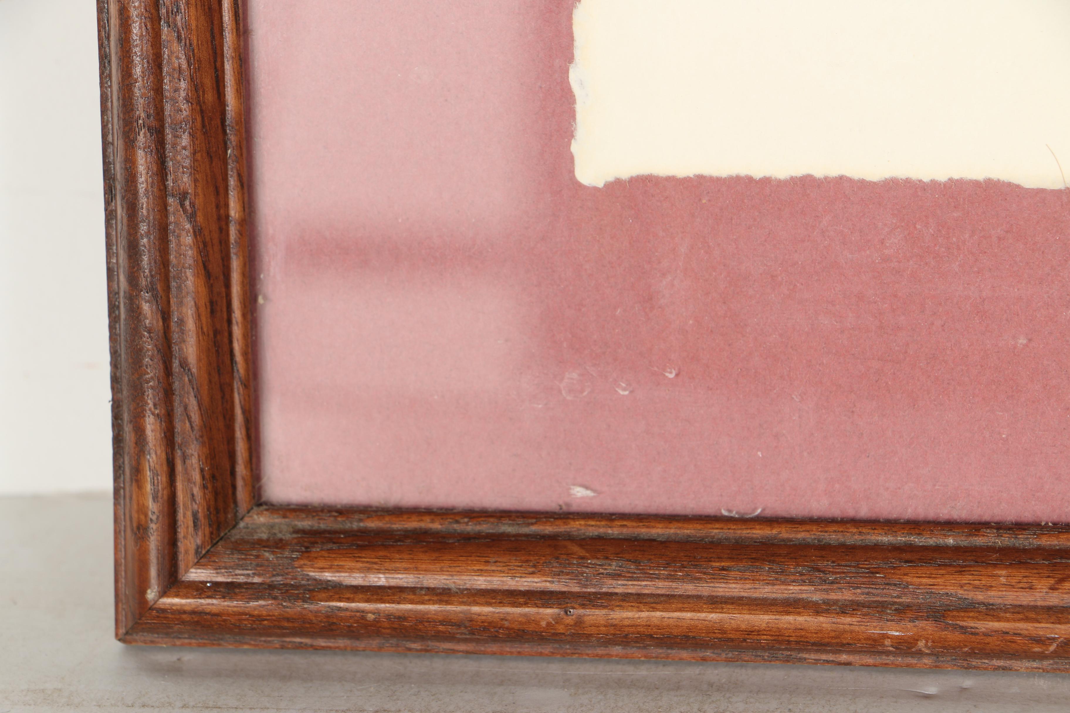 Limited Edition Framed Serigraph Prints on Geometrically-Reliefed Paper