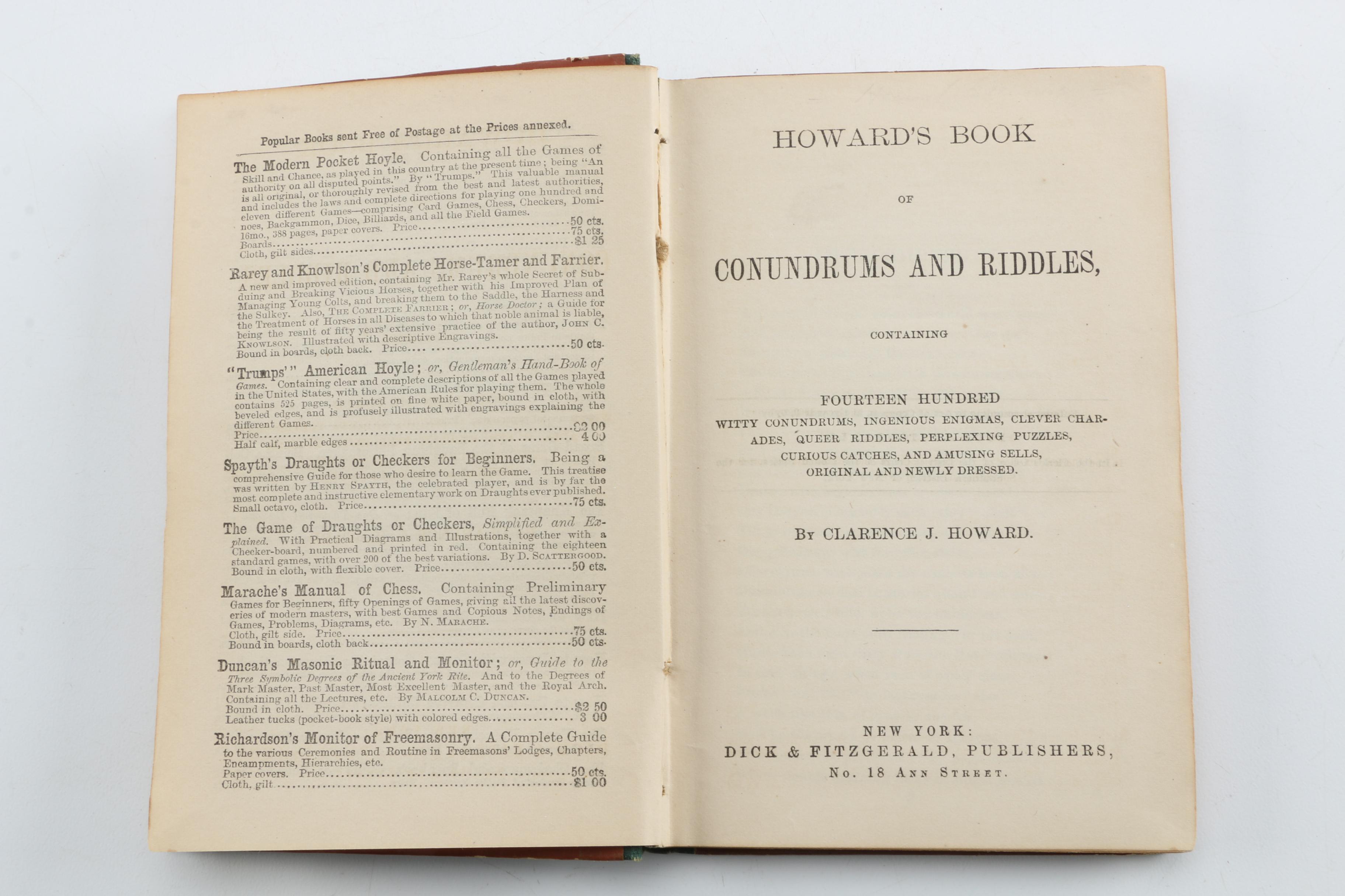 19th and 20th Century Humor Books