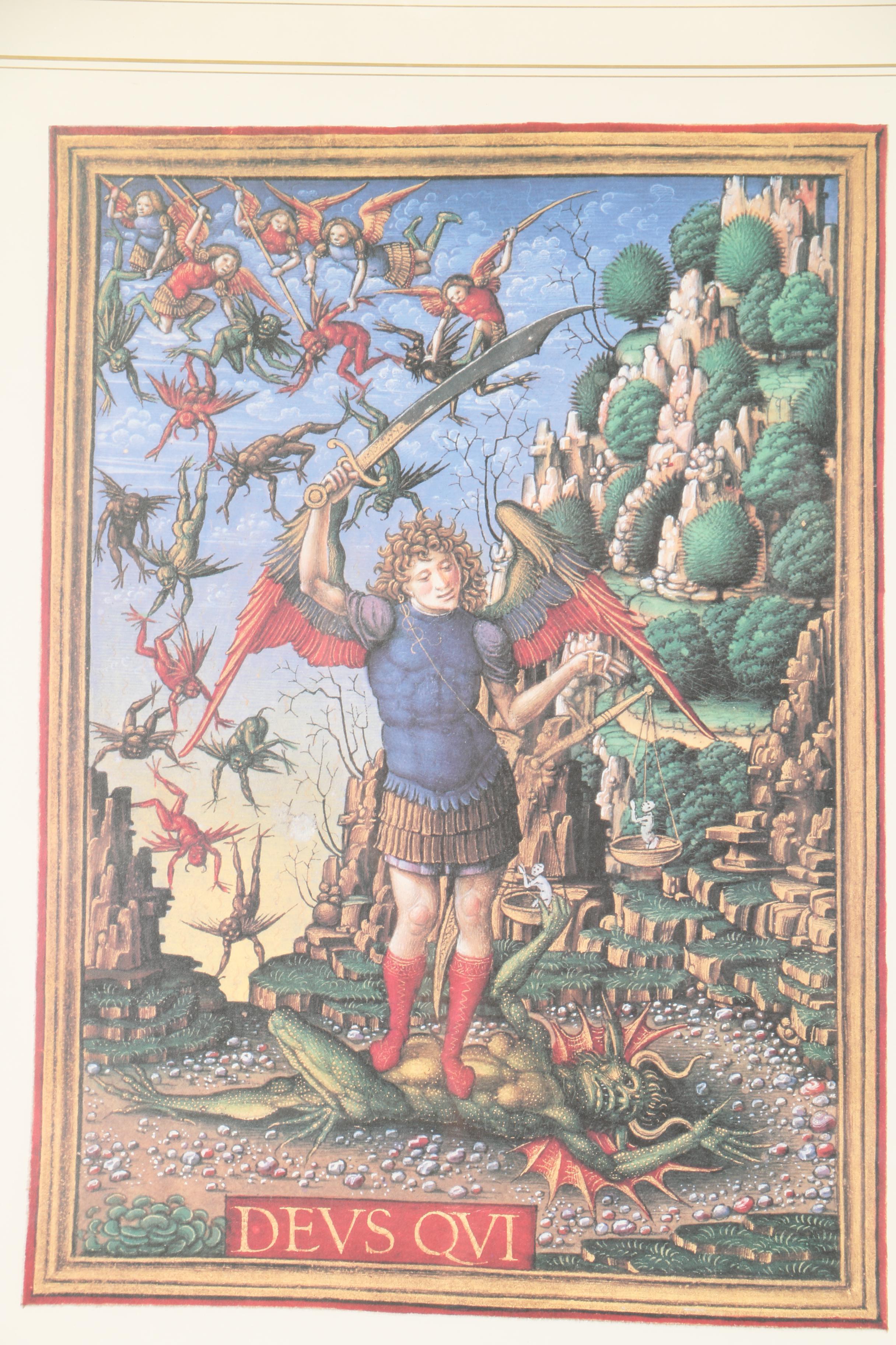 Offset Lithograph Exhibition Poster for "Renaissance Painting In Manuscripts"