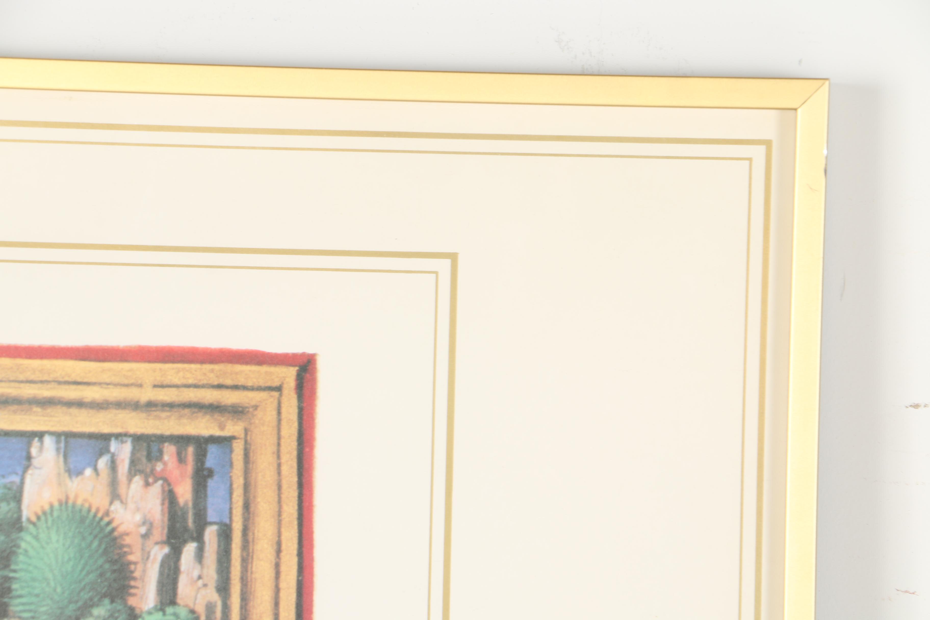 Offset Lithograph Exhibition Poster for "Renaissance Painting In Manuscripts"